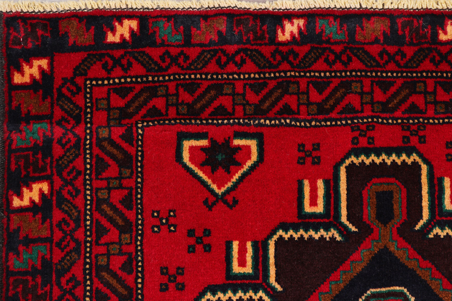 Handmade Adraskan Baluchi Afghan Rug