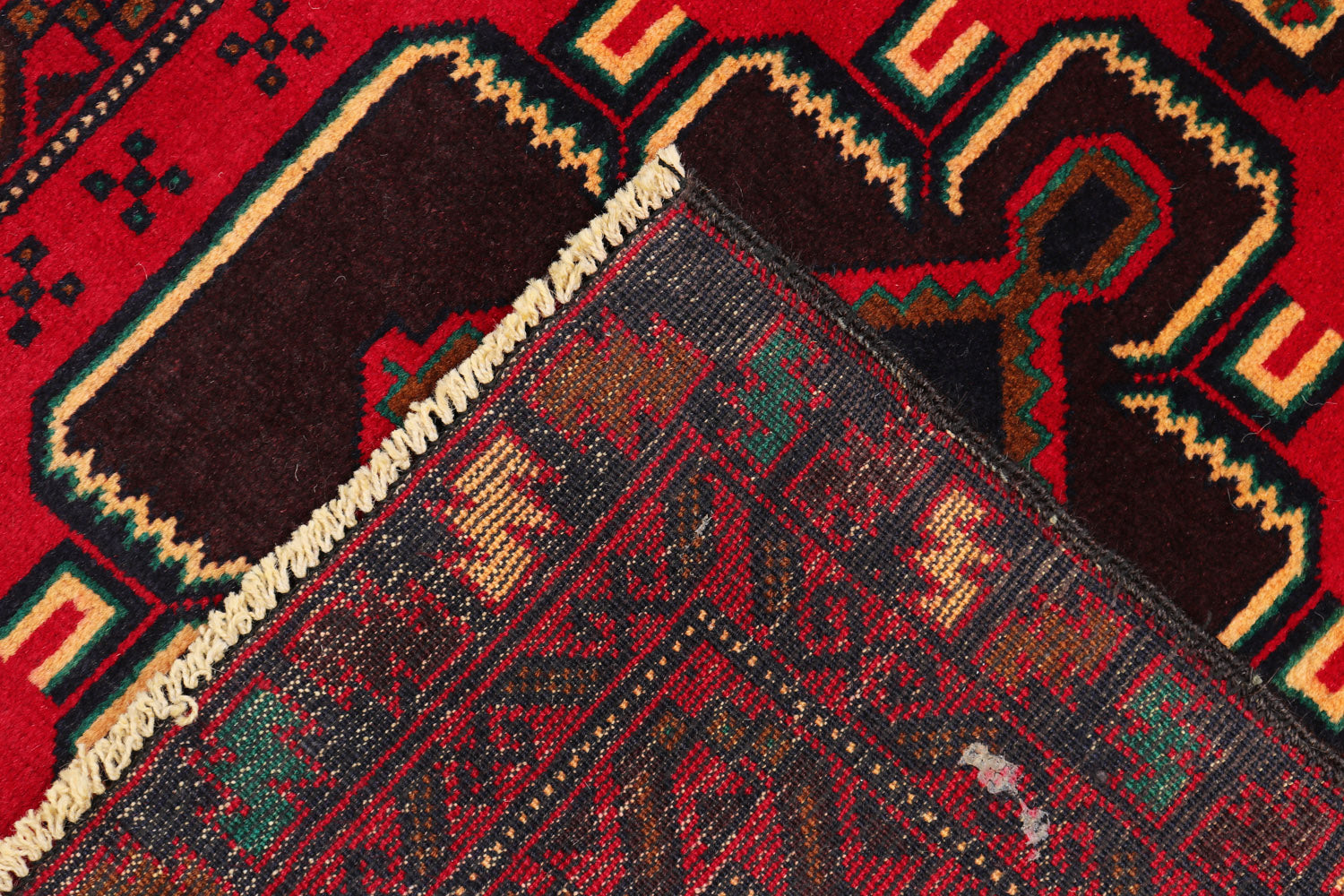 Handmade Adraskan Baluchi Afghan Rug