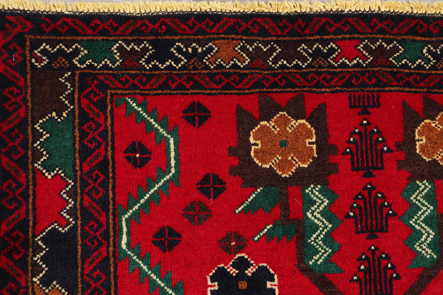 Handmade Adraskan Baluchi Afghan Rug