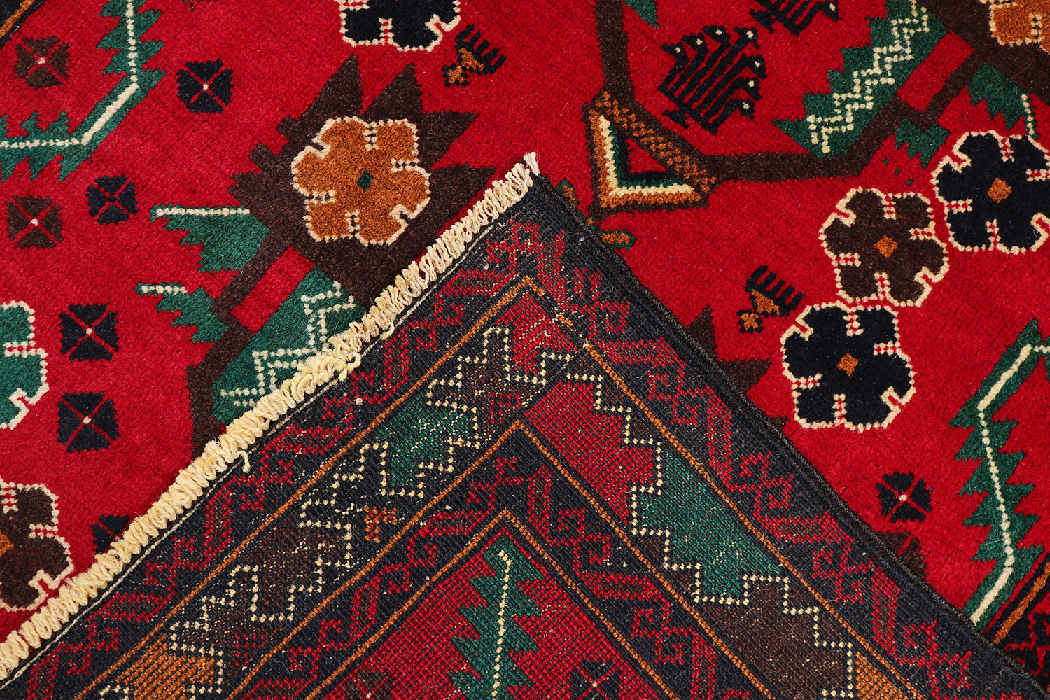 Handmade Adraskan Baluchi Afghan Rug