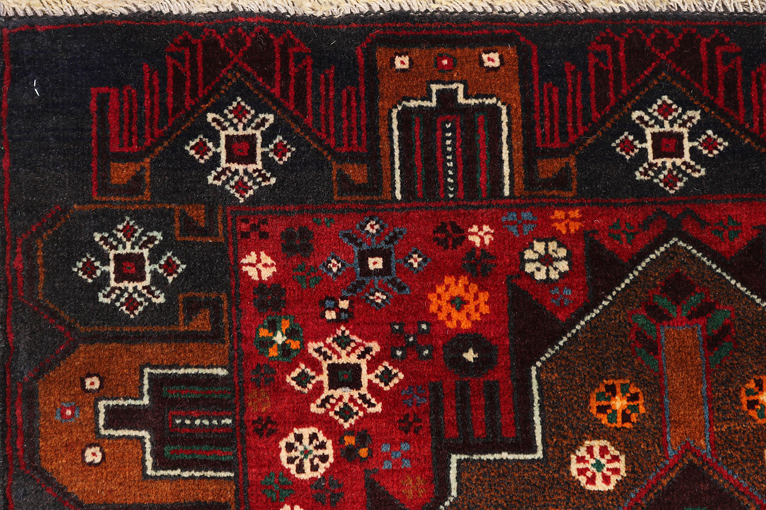 Handmade Adraskan Baluchi Afghan Rug