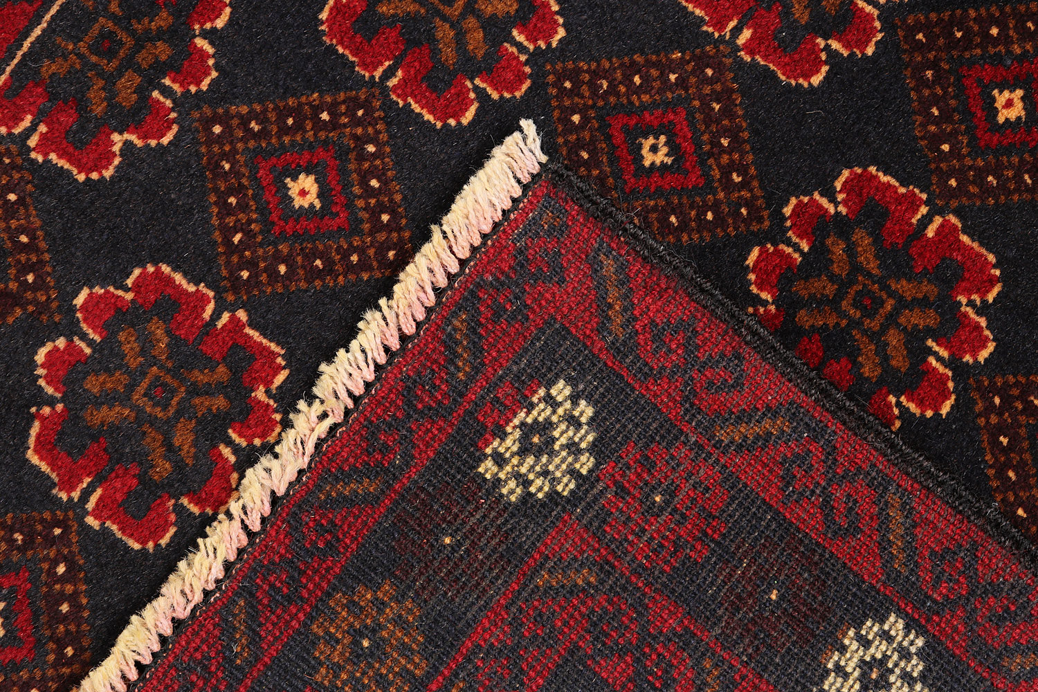 Handmade Adraskan Baluchi Afghan Rug