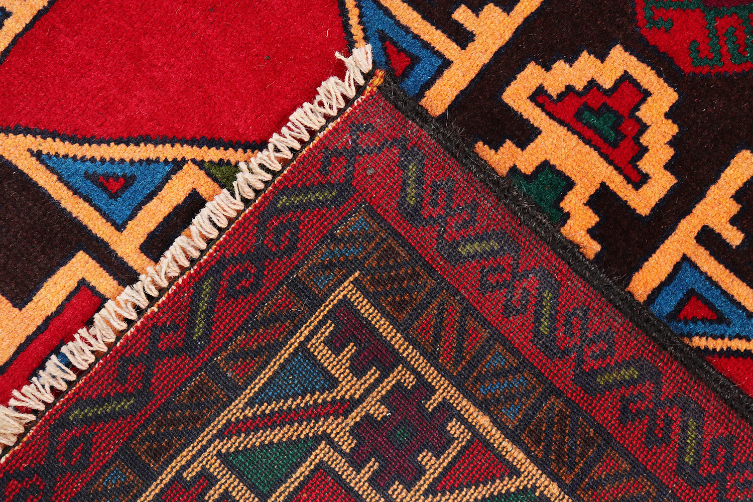 Handmade Adraskan Baluchi Afghan Rug
