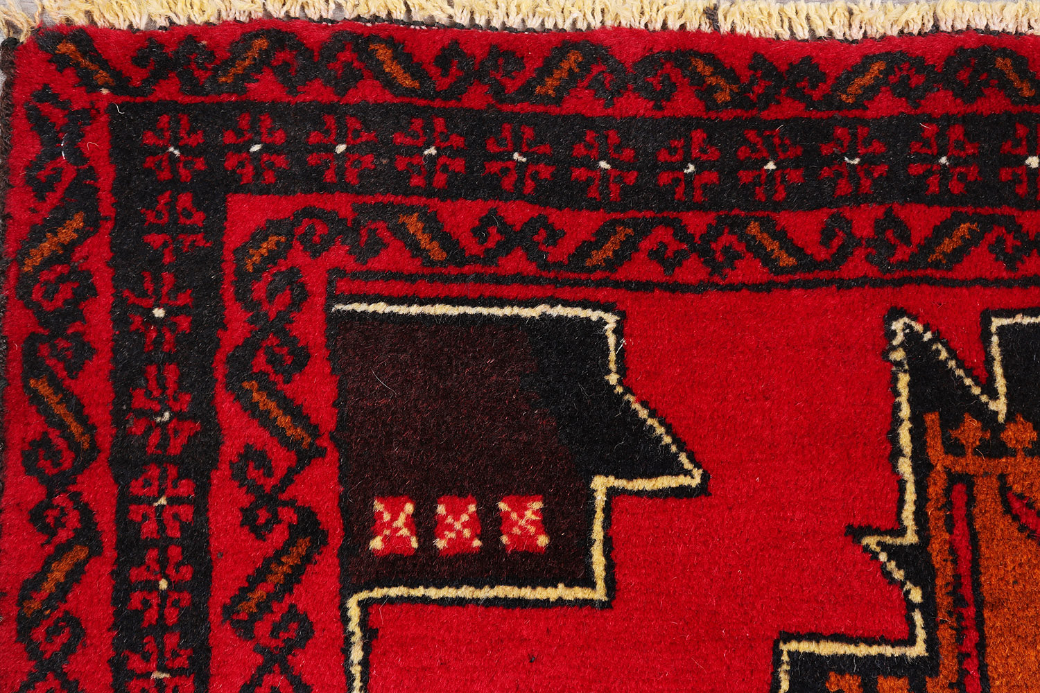 Handmade Adraskan Baluchi Afghan Rug