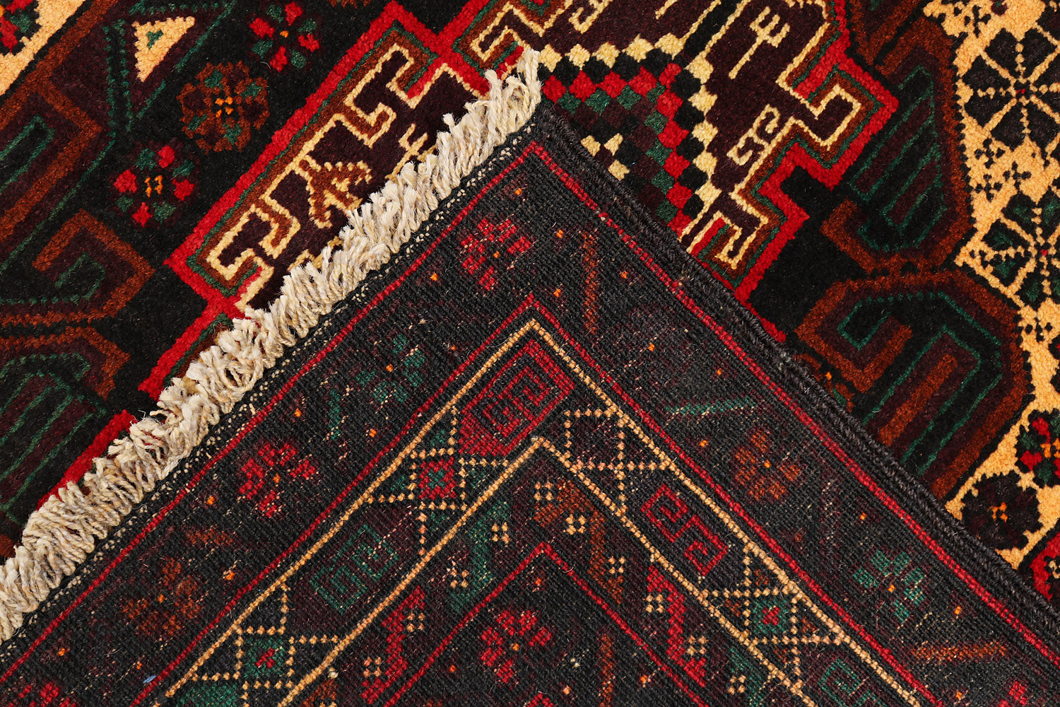 Handmade Adraskan Baluchi Afghan Rug