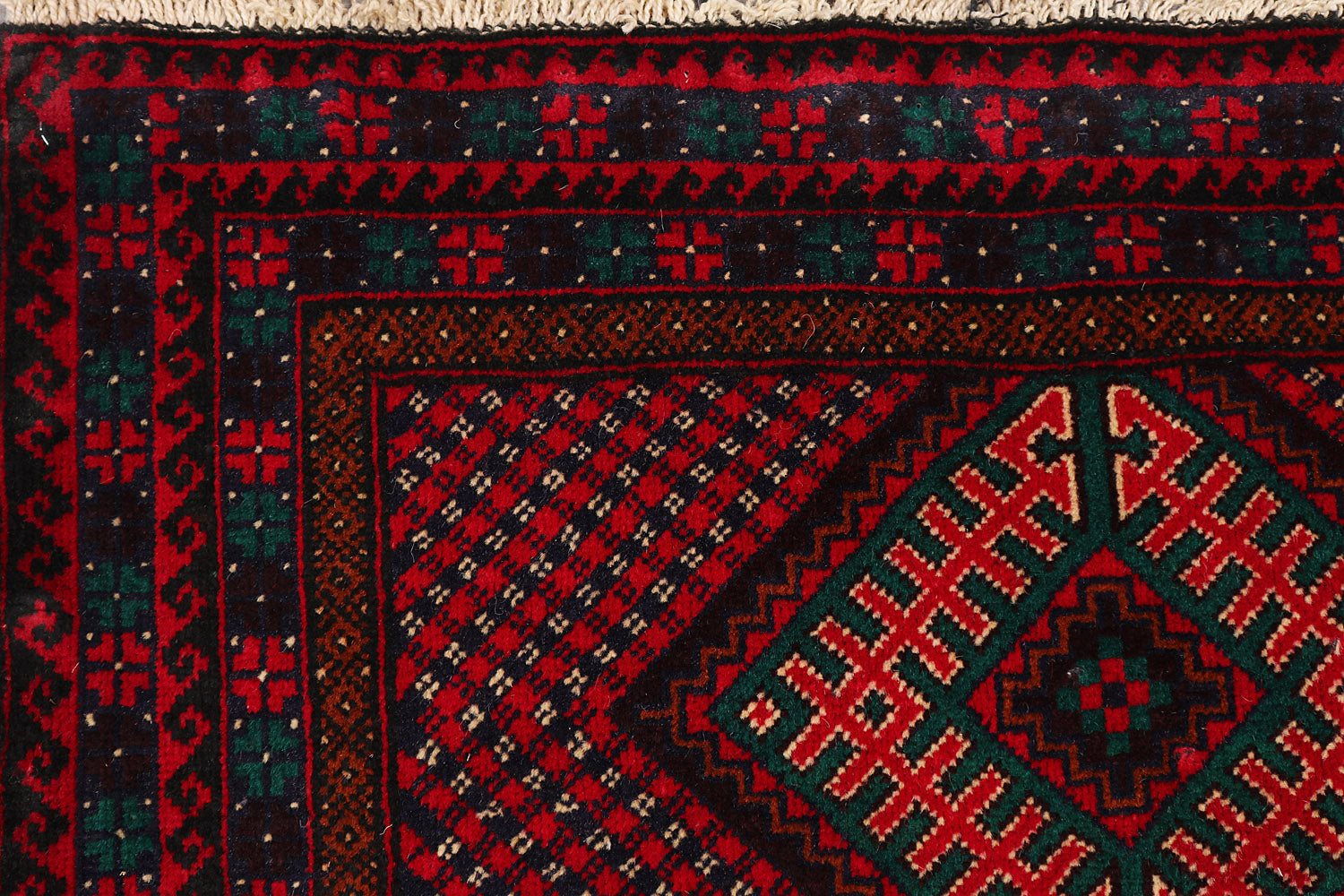 Handmade Adraskan Baluchi Afghan Rug