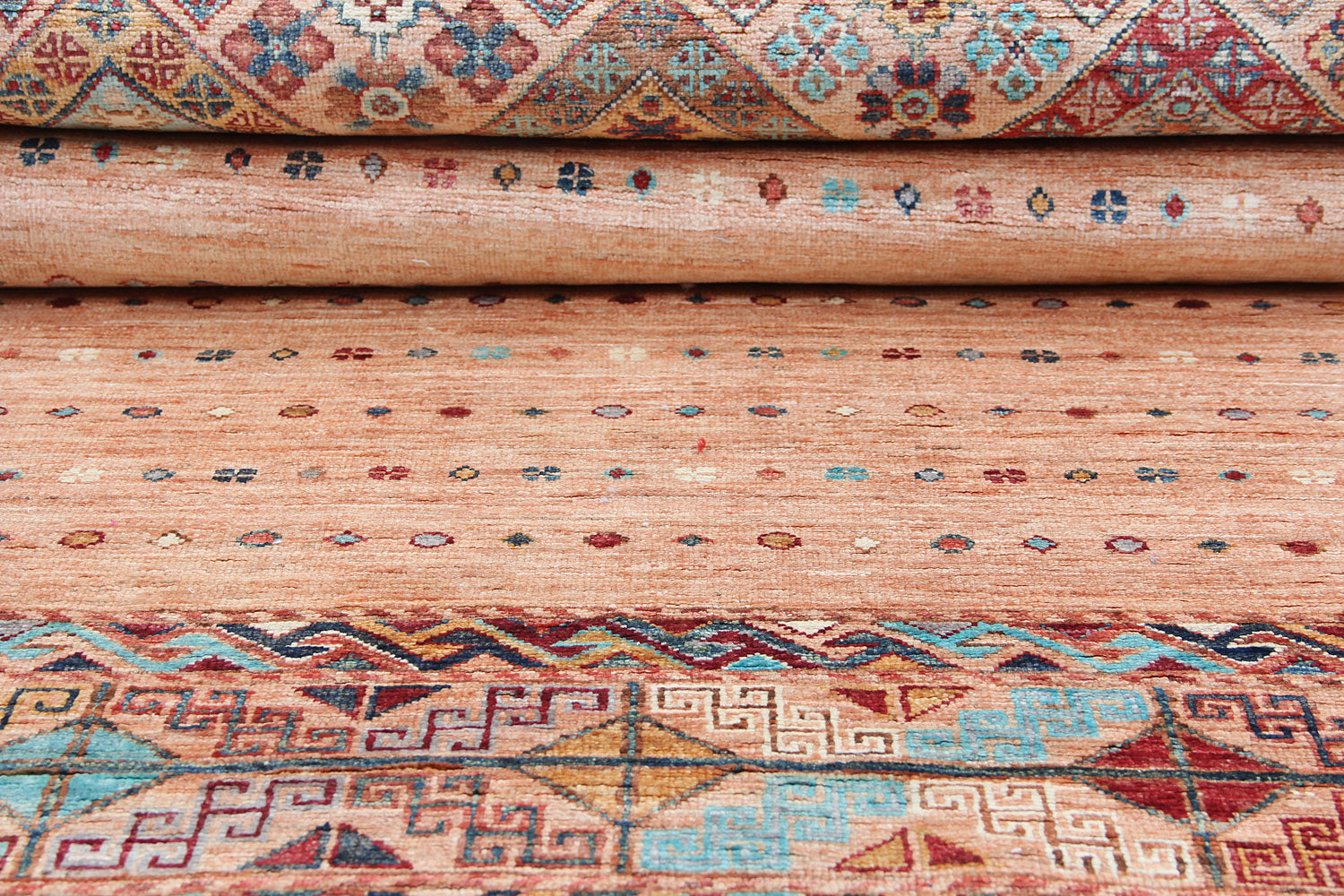 Handmade Persian Rug KHURJEEN