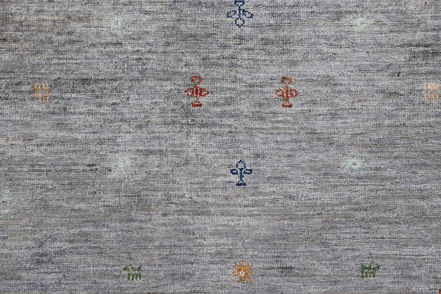 Loribaft Persian Hand Knotted Wool Rug Gray 8' x 10'