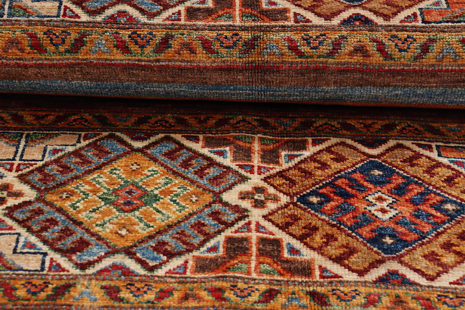 Handmade Persian Rug KHURJEEN