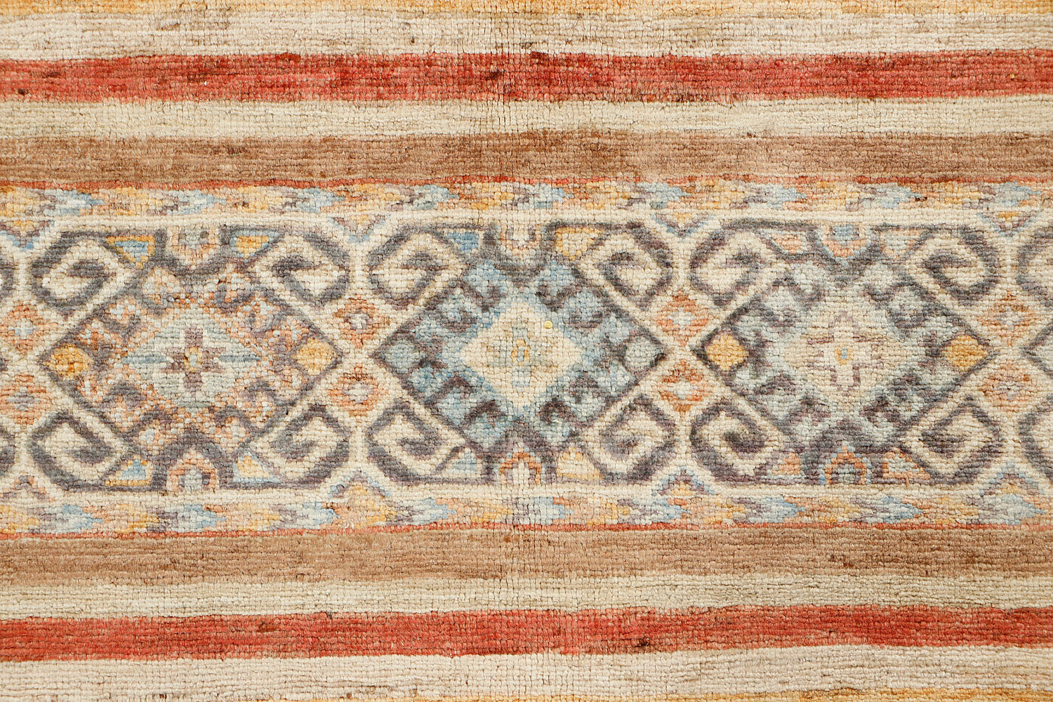 Khurjeen Persian Hand Knotted Wool Rug Multicolor 5'6" x 8'