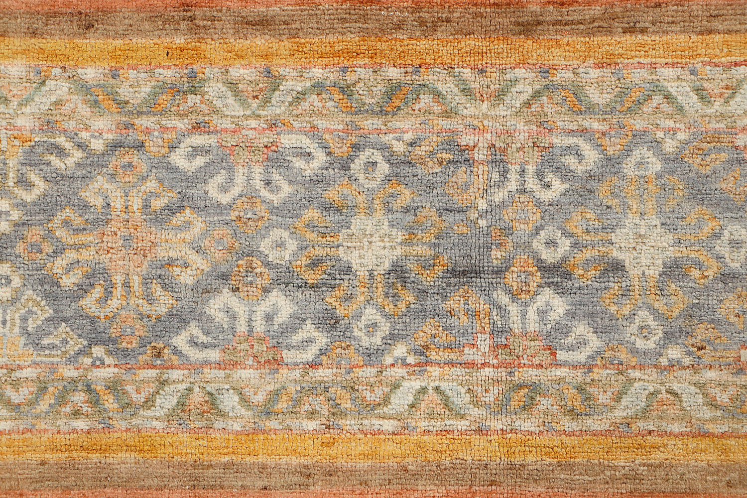Khurjeen Persian Hand Knotted Wool Rug Multicolor 5'6" x 8'