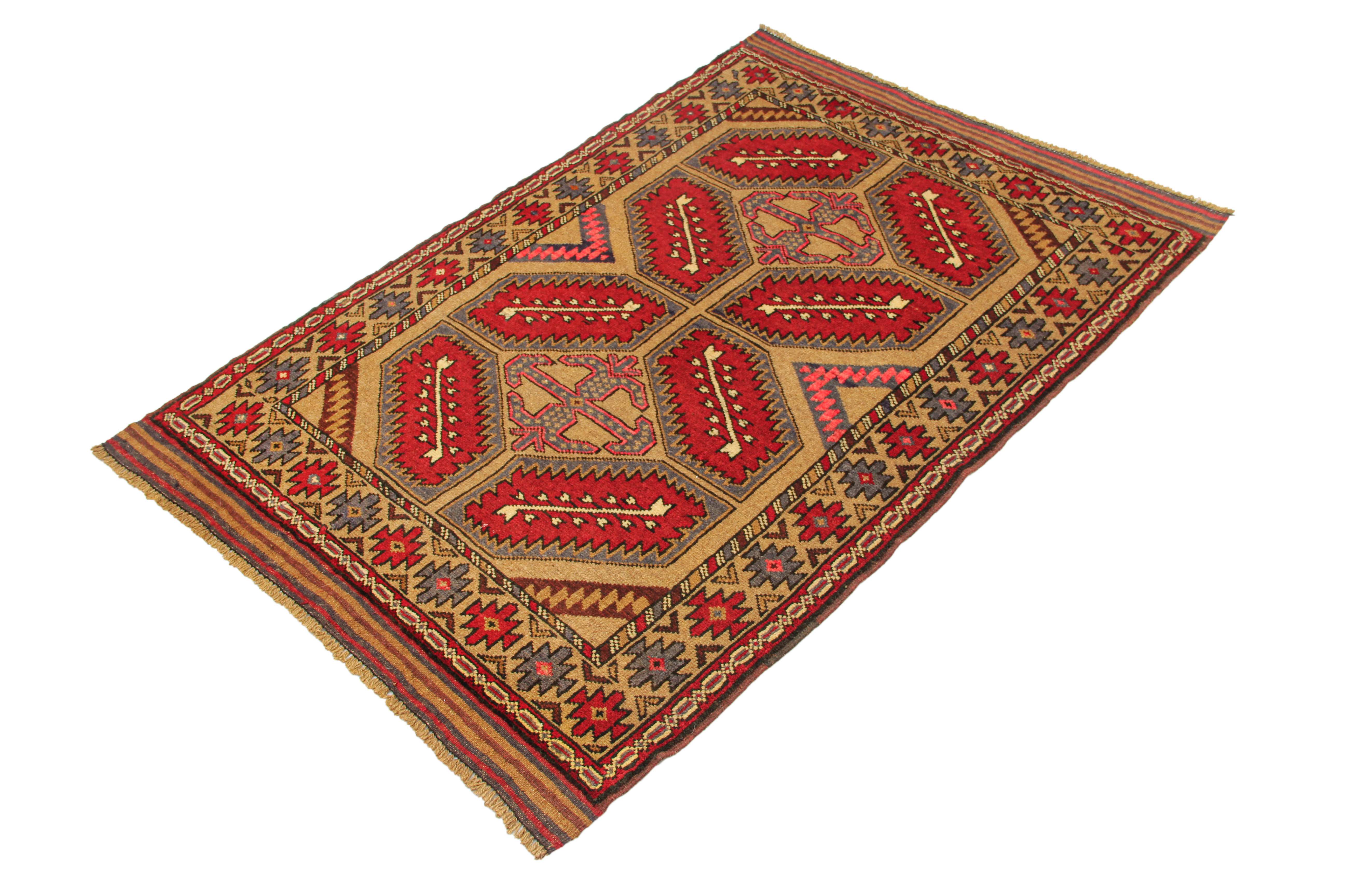 Handmade Adraskan Baluchi Afghan Rug