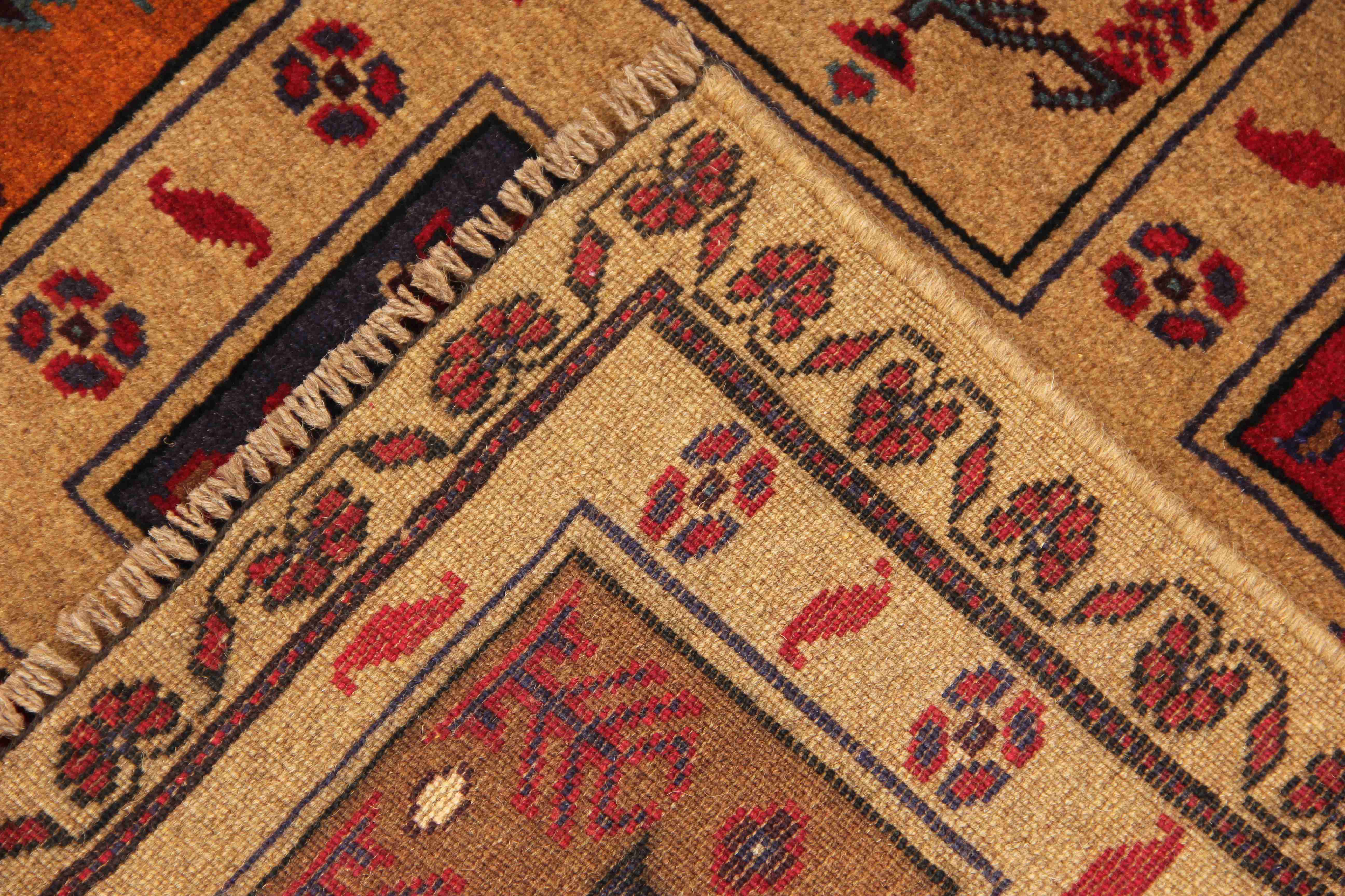 Handmade Adraskan Baluchi Afghan Rug