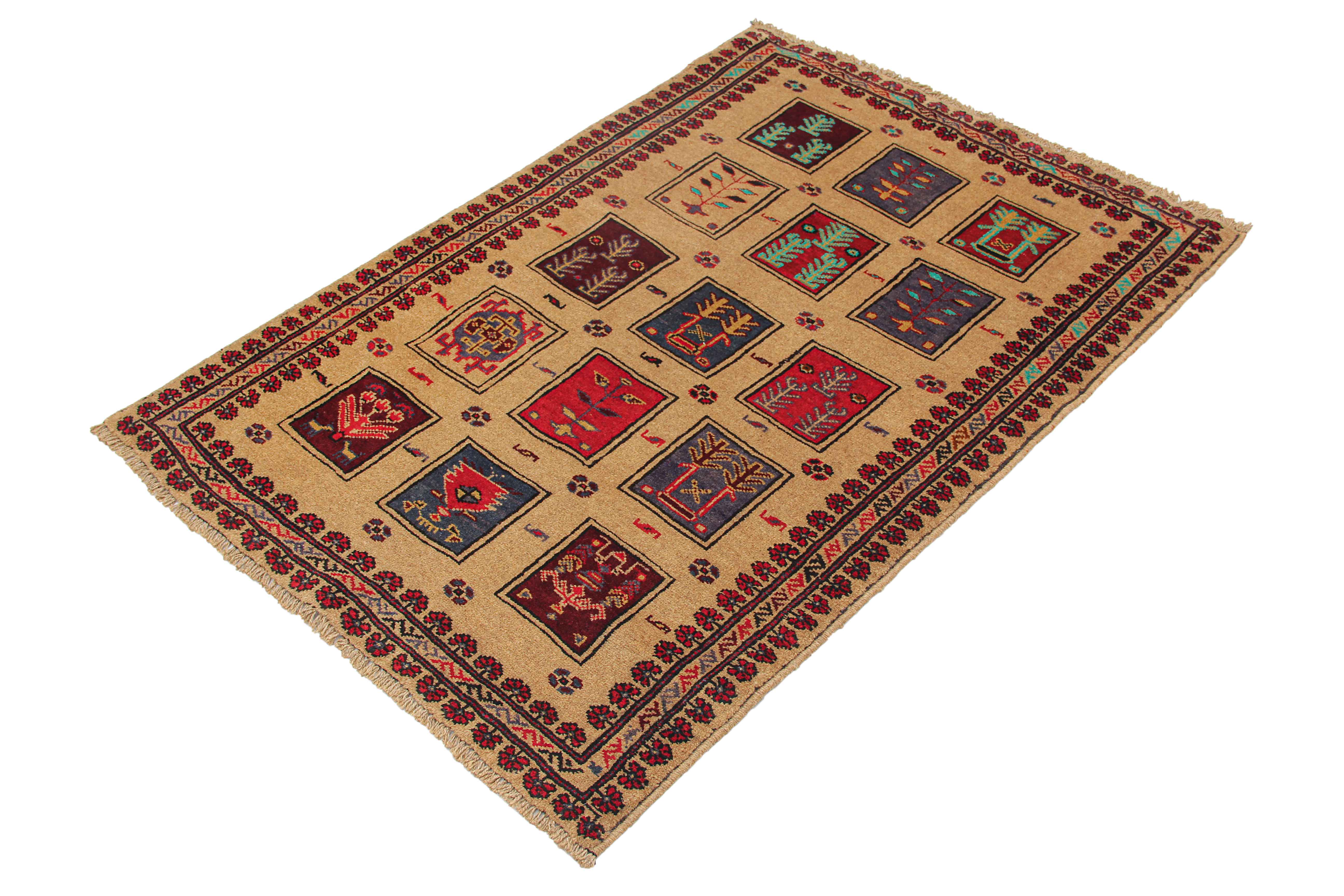 Handmade Adraskan Baluchi Afghan Rug