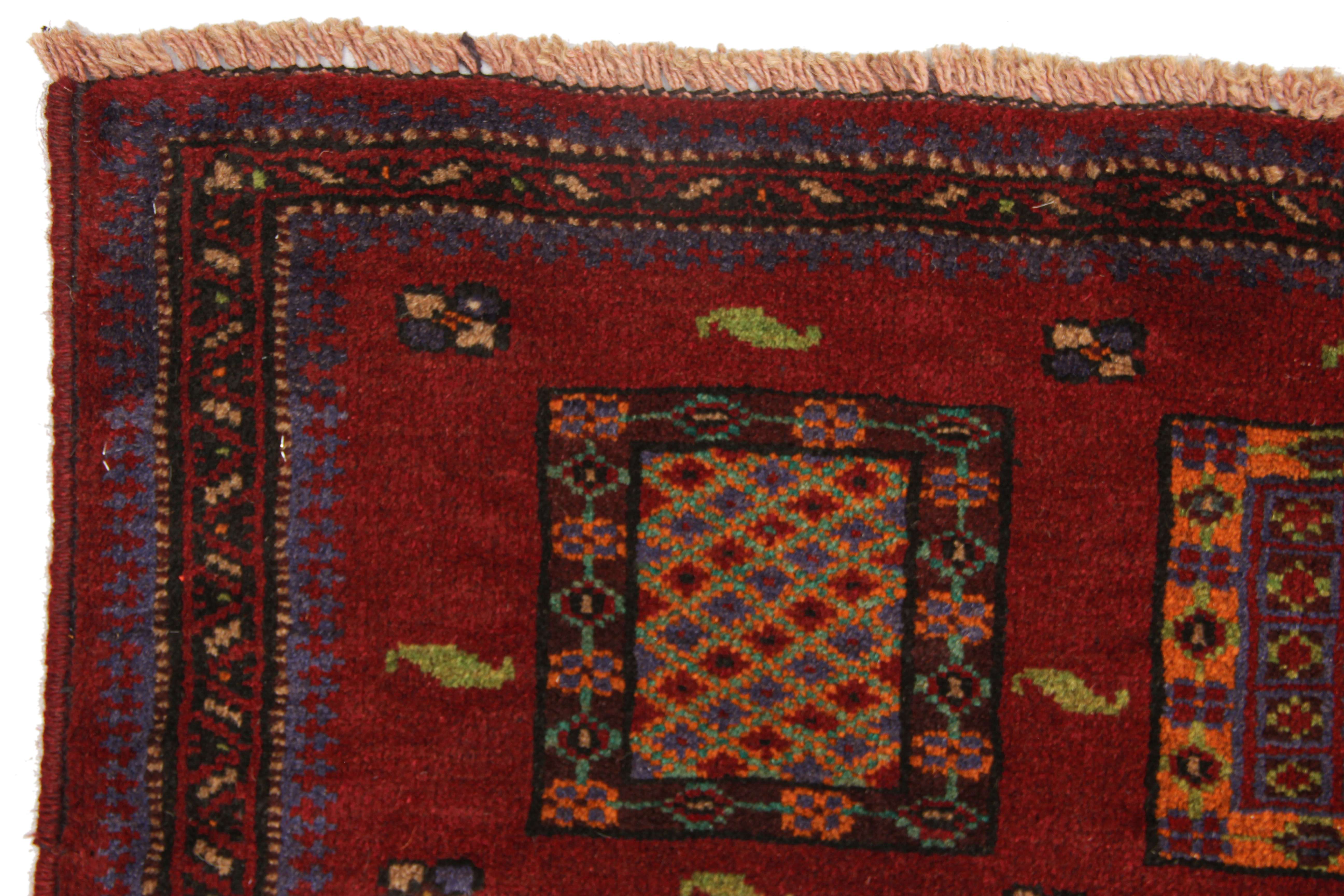 Handmade Adraskan Baluchi Afghan Rug
