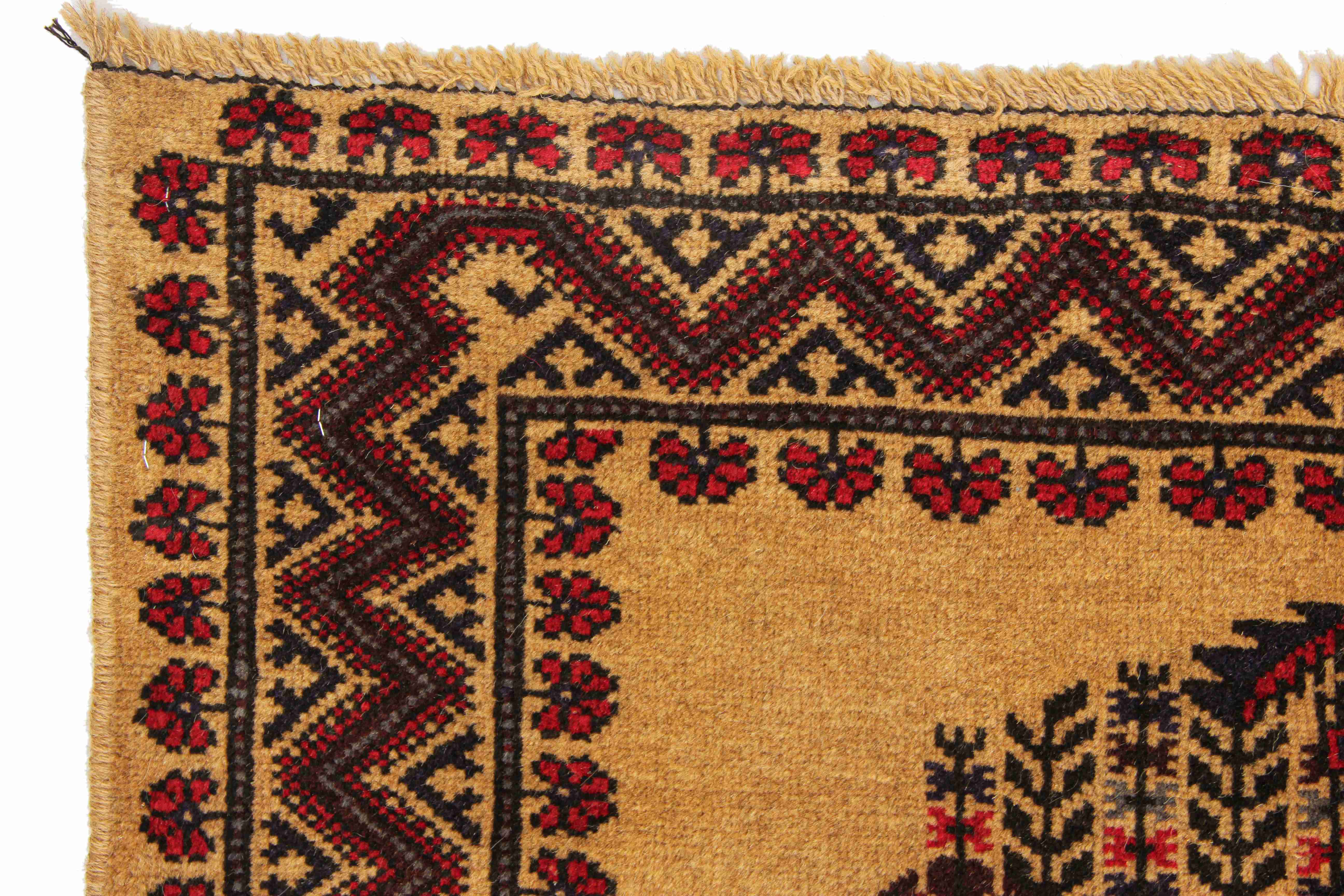 Handmade Adraskan Baluchi Afghan Rug