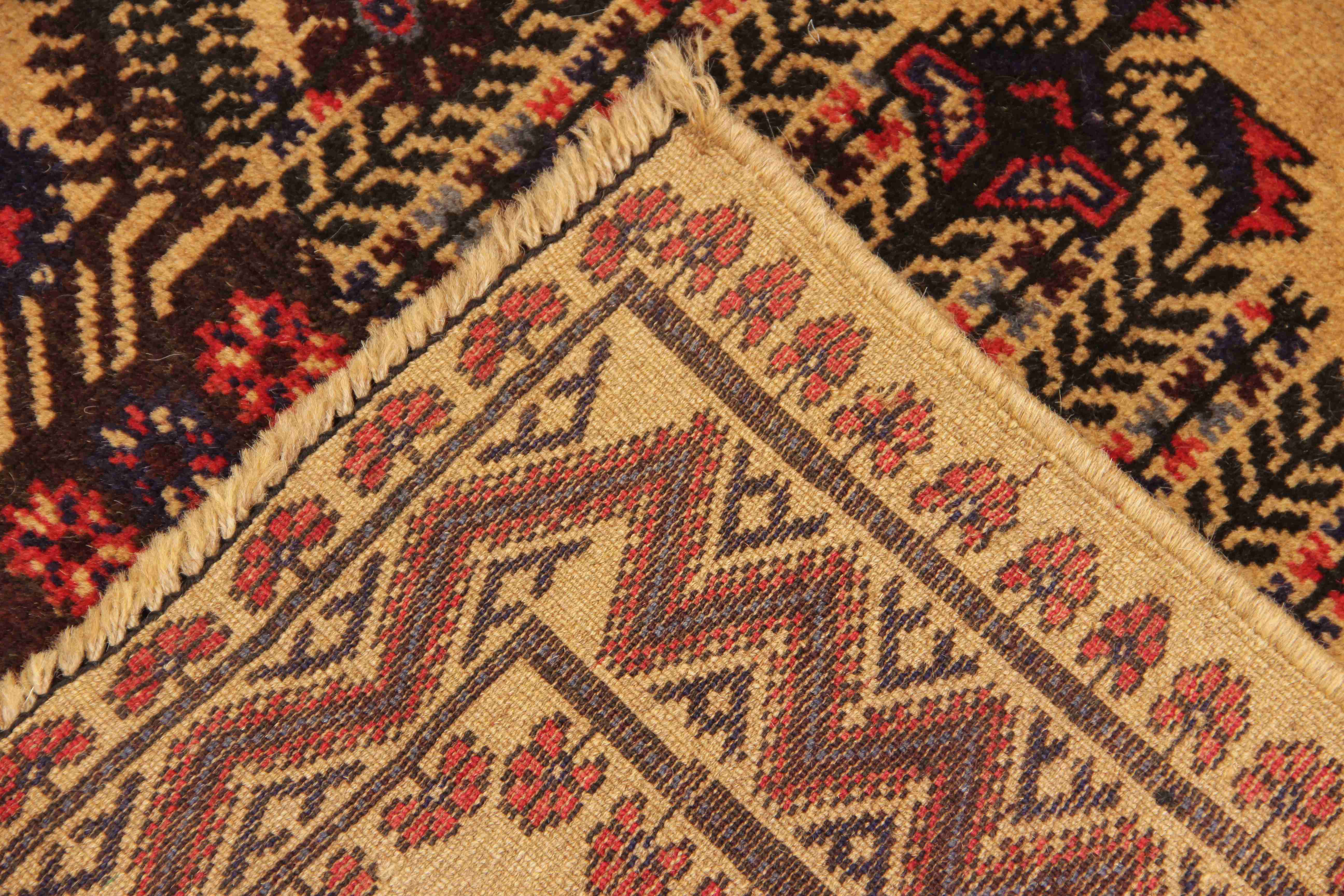 Handmade Adraskan Baluchi Afghan Rug