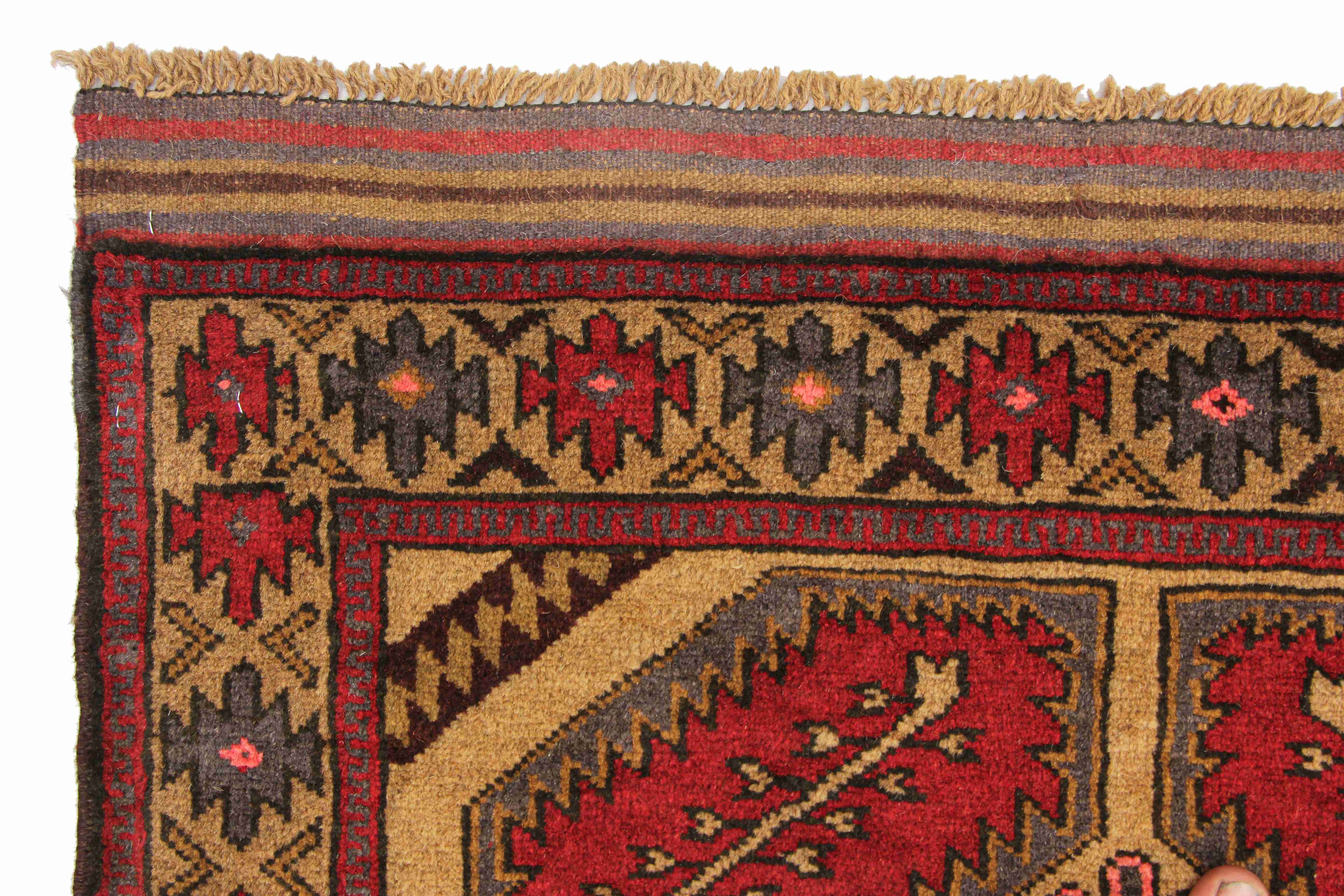 Handmade Adraskan Baluchi Afghan Rug