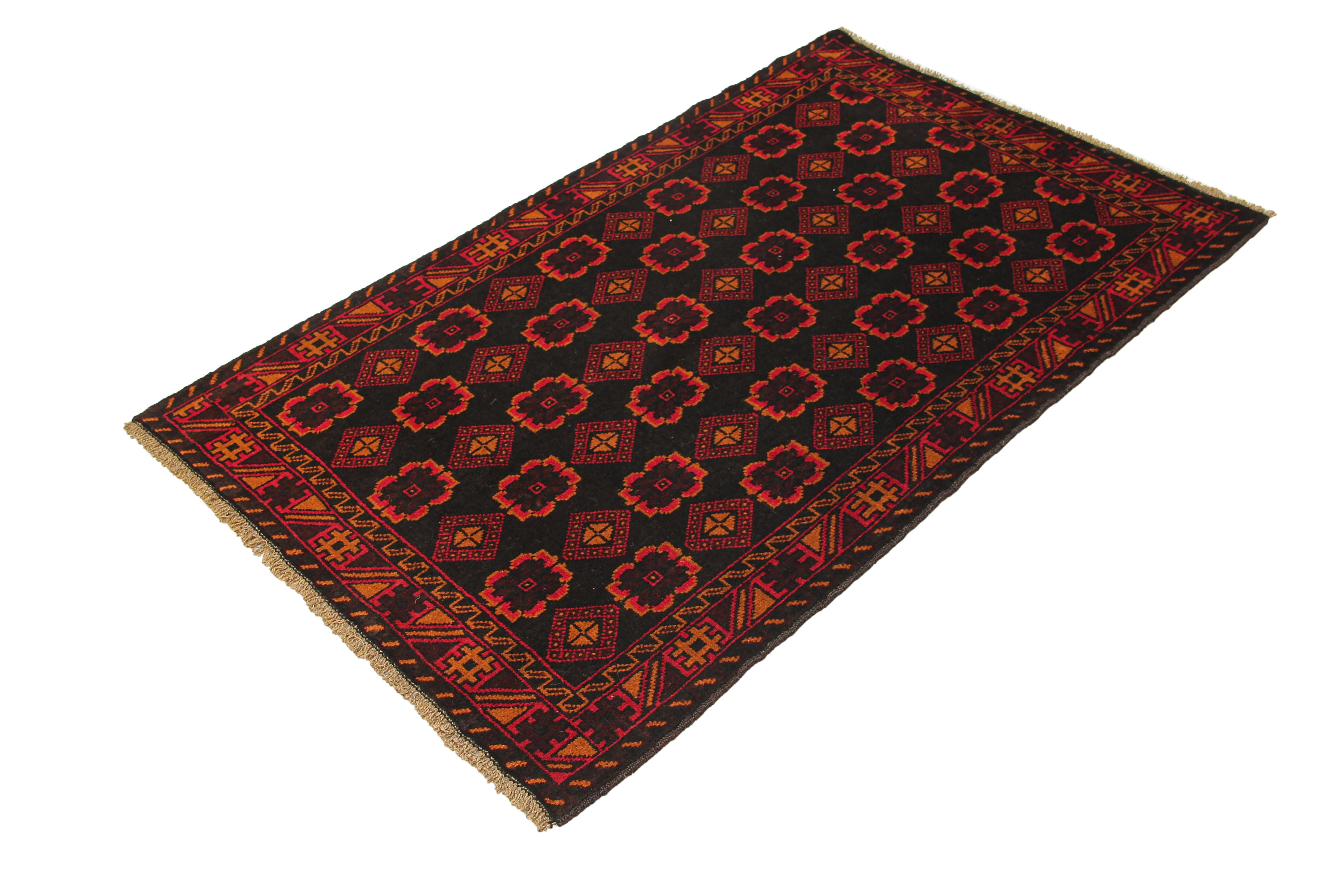 Handmade Adraskan Baluchi Afghan Rug