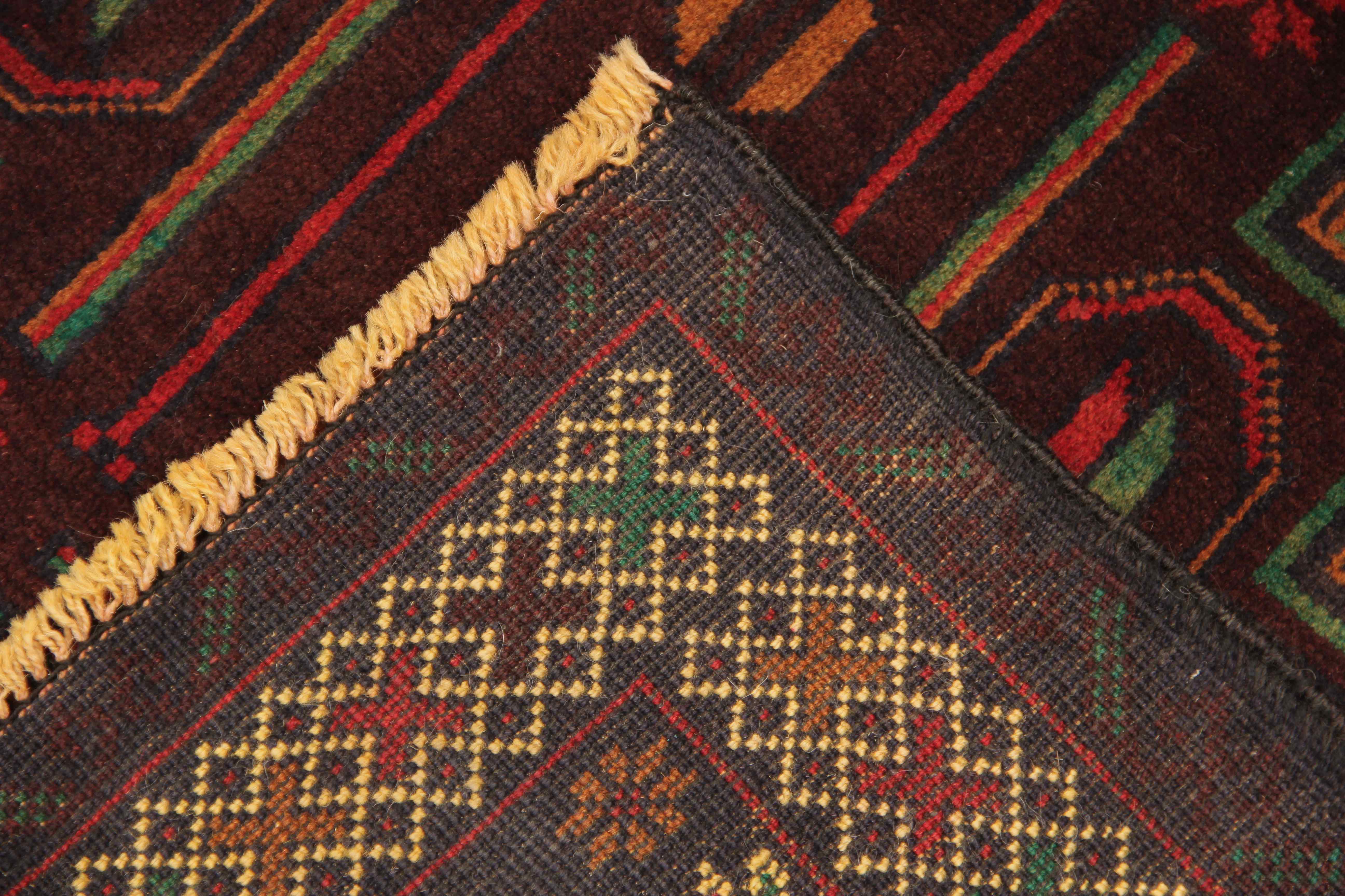 Handmade Adraskan Baluchi Afghan Rug