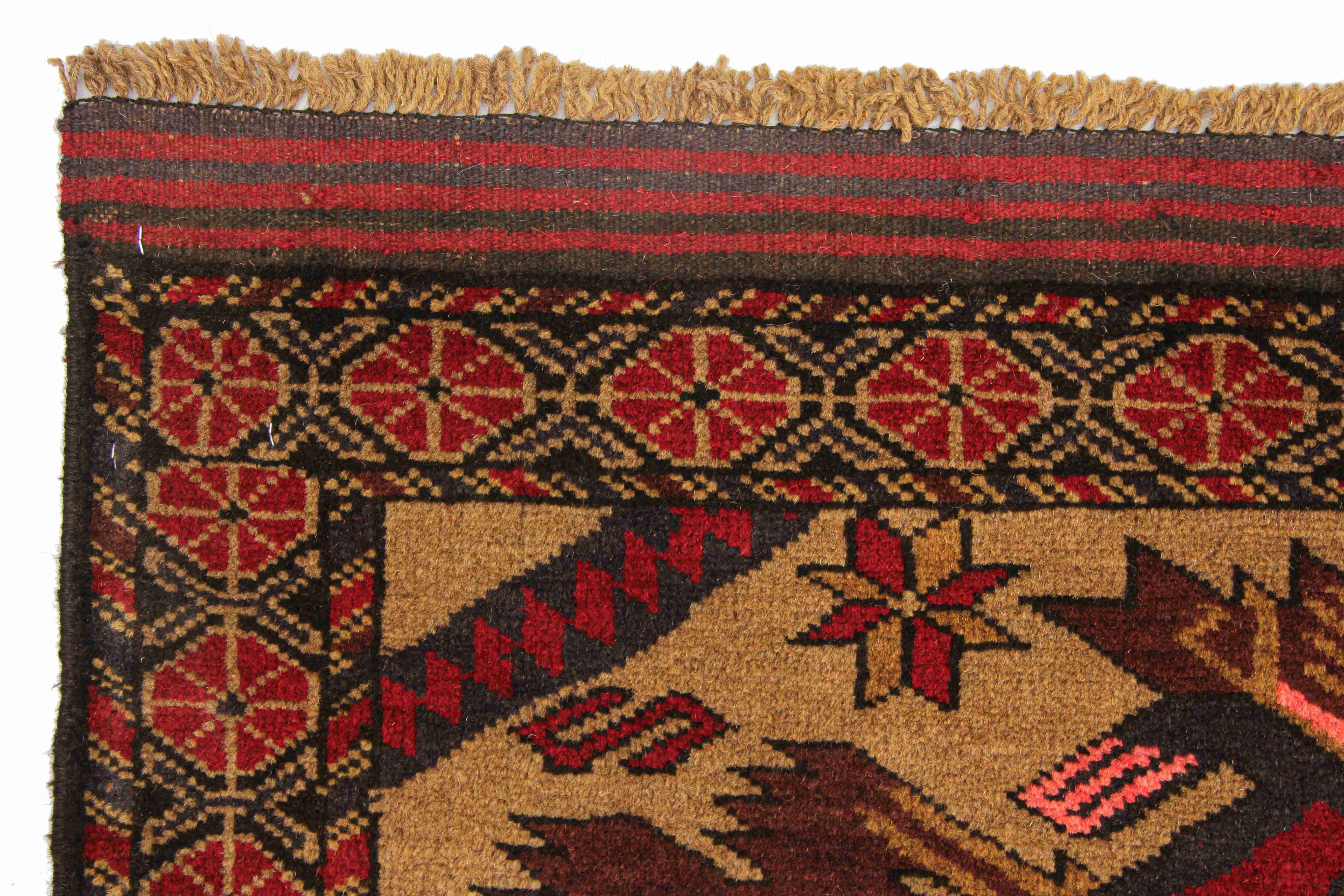 Handmade Adraskan Baluchi Afghan Rug