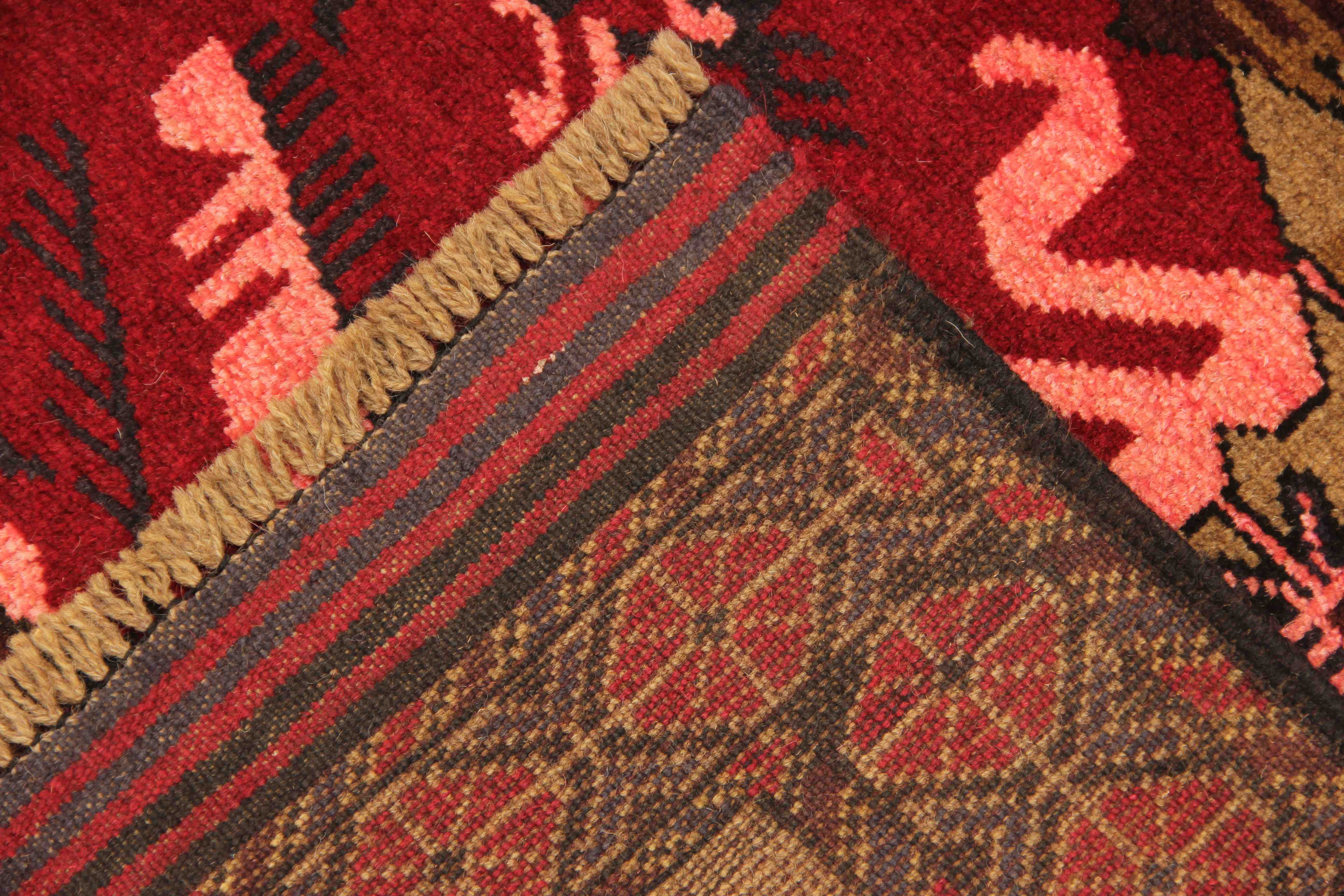 Handmade Adraskan Baluchi Afghan Rug