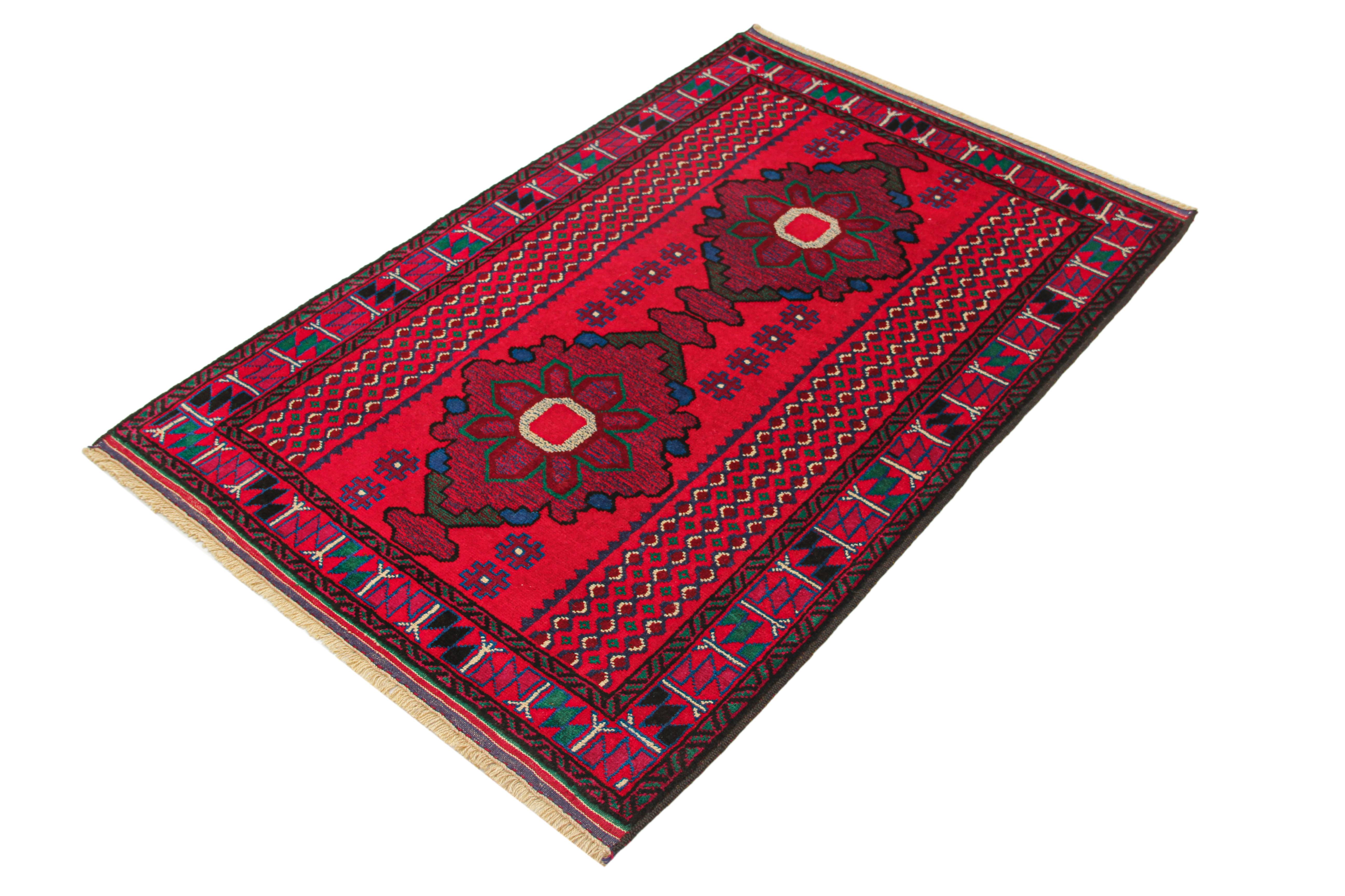 Handmade Adraskan Baluchi Afghan Rug