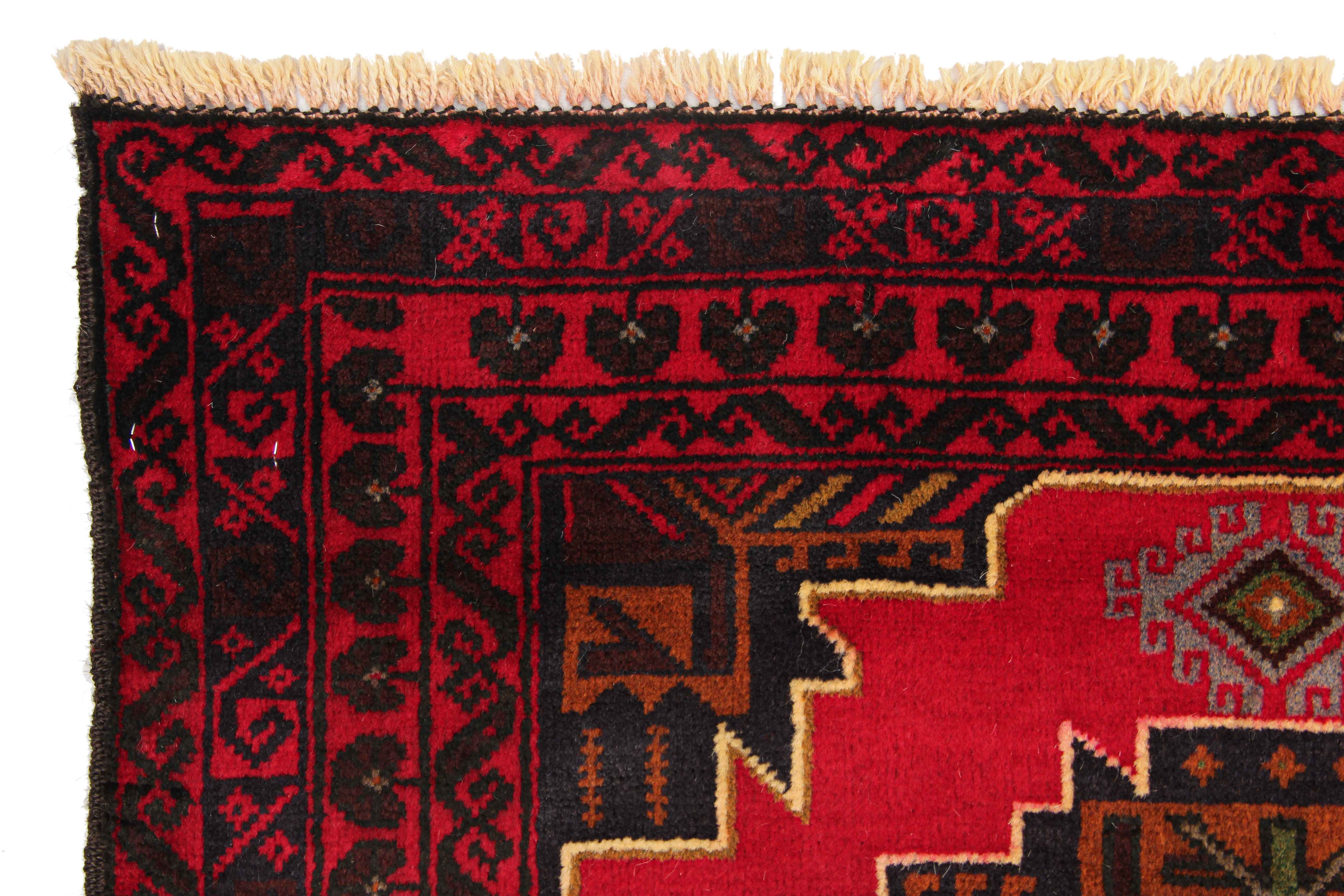 Handmade Adraskan Baluchi Afghan Rug