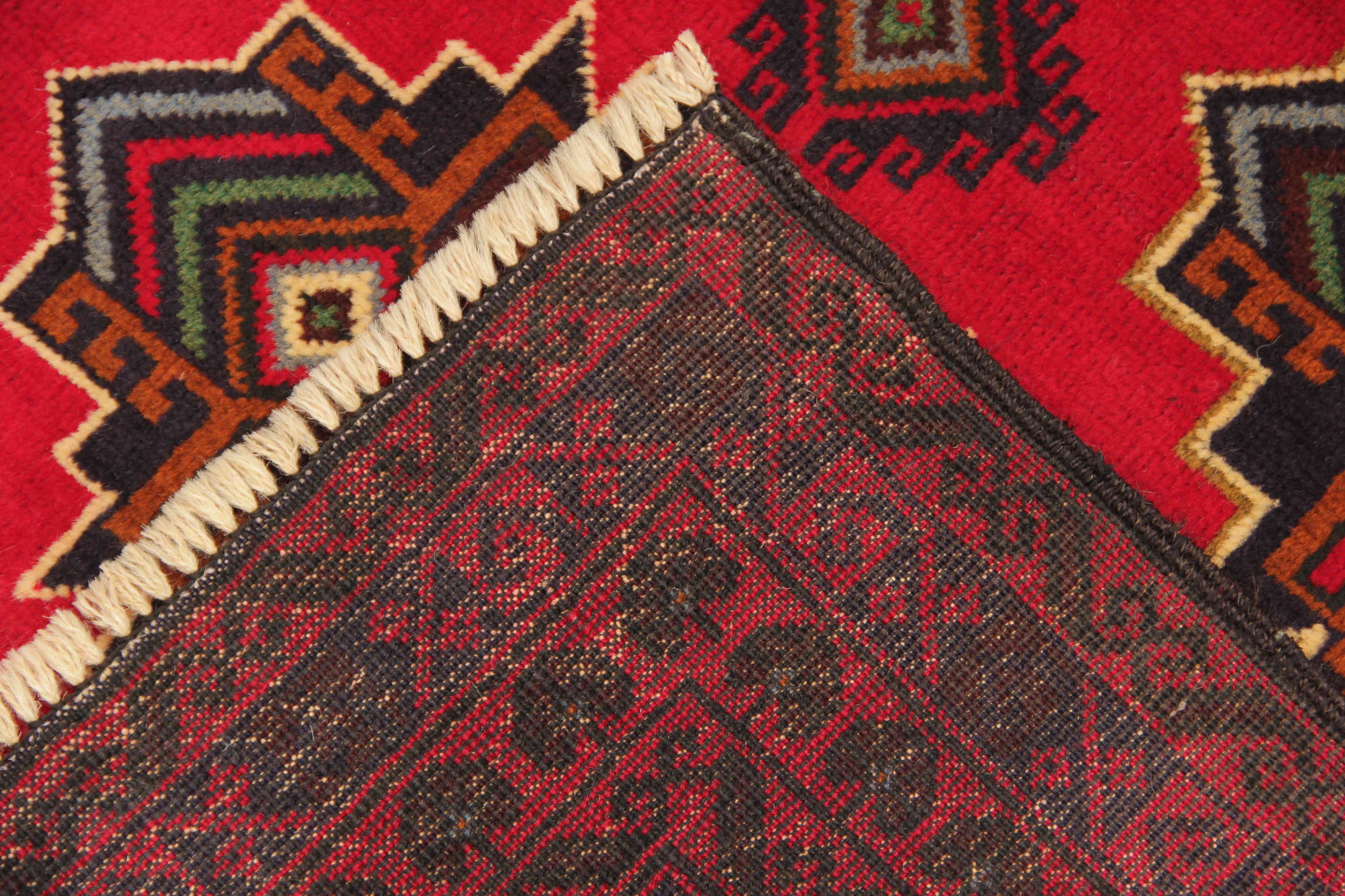 Handmade Adraskan Baluchi Afghan Rug