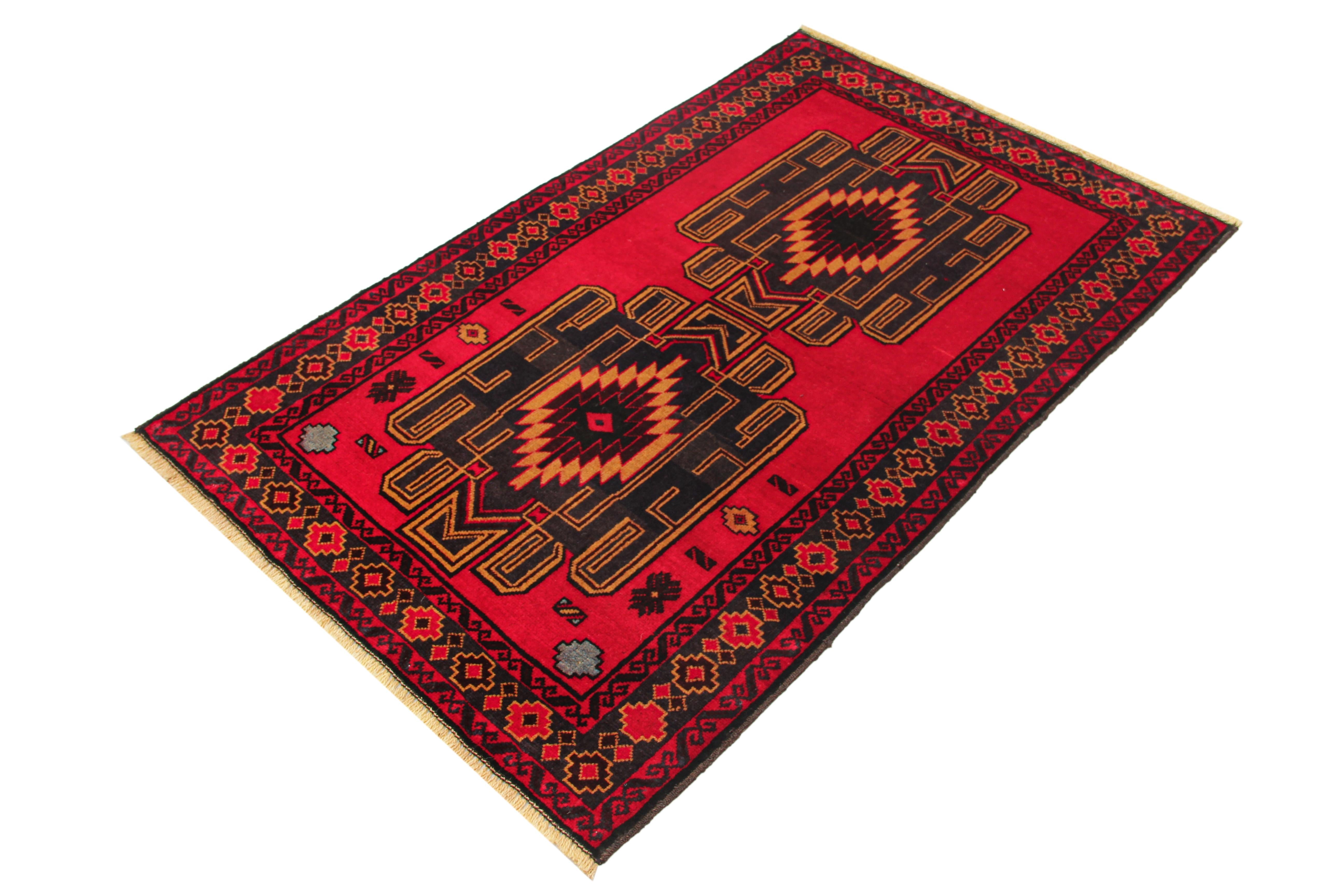 Handmade Adraskan Baluchi Afghan Rug