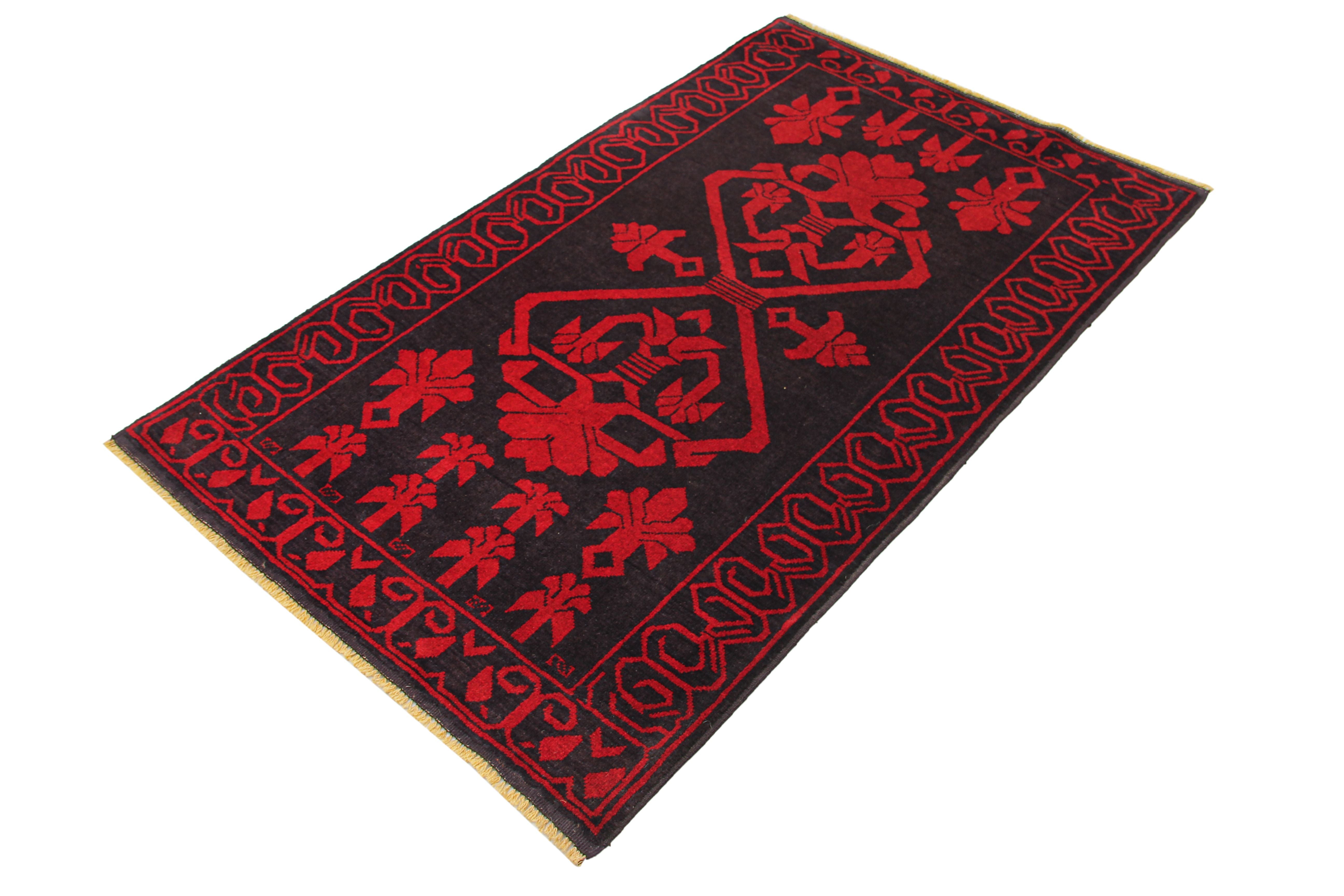 Handmade Adraskan Baluchi Afghan Rug