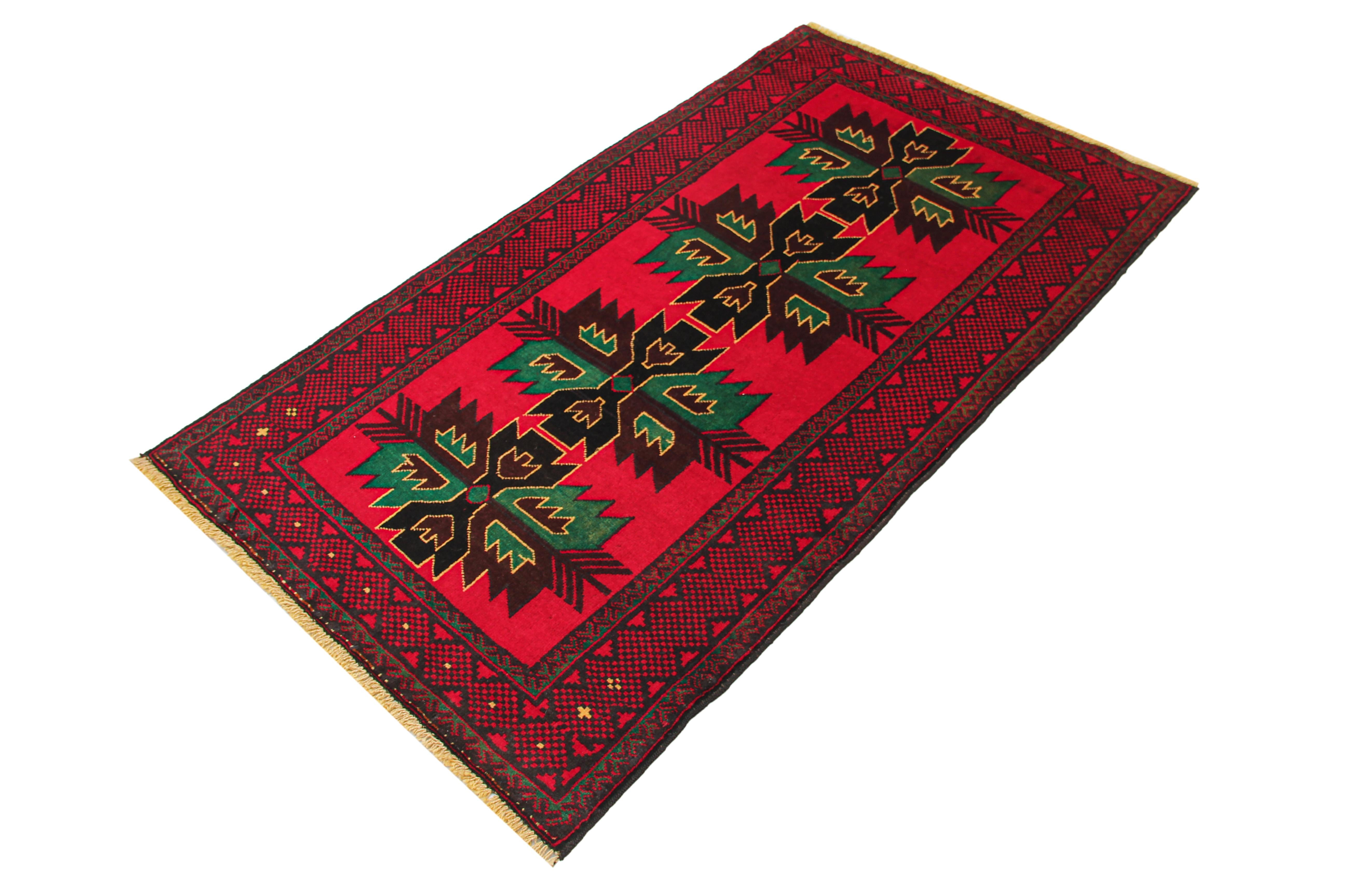Handmade Adraskan Baluchi Afghan Rug