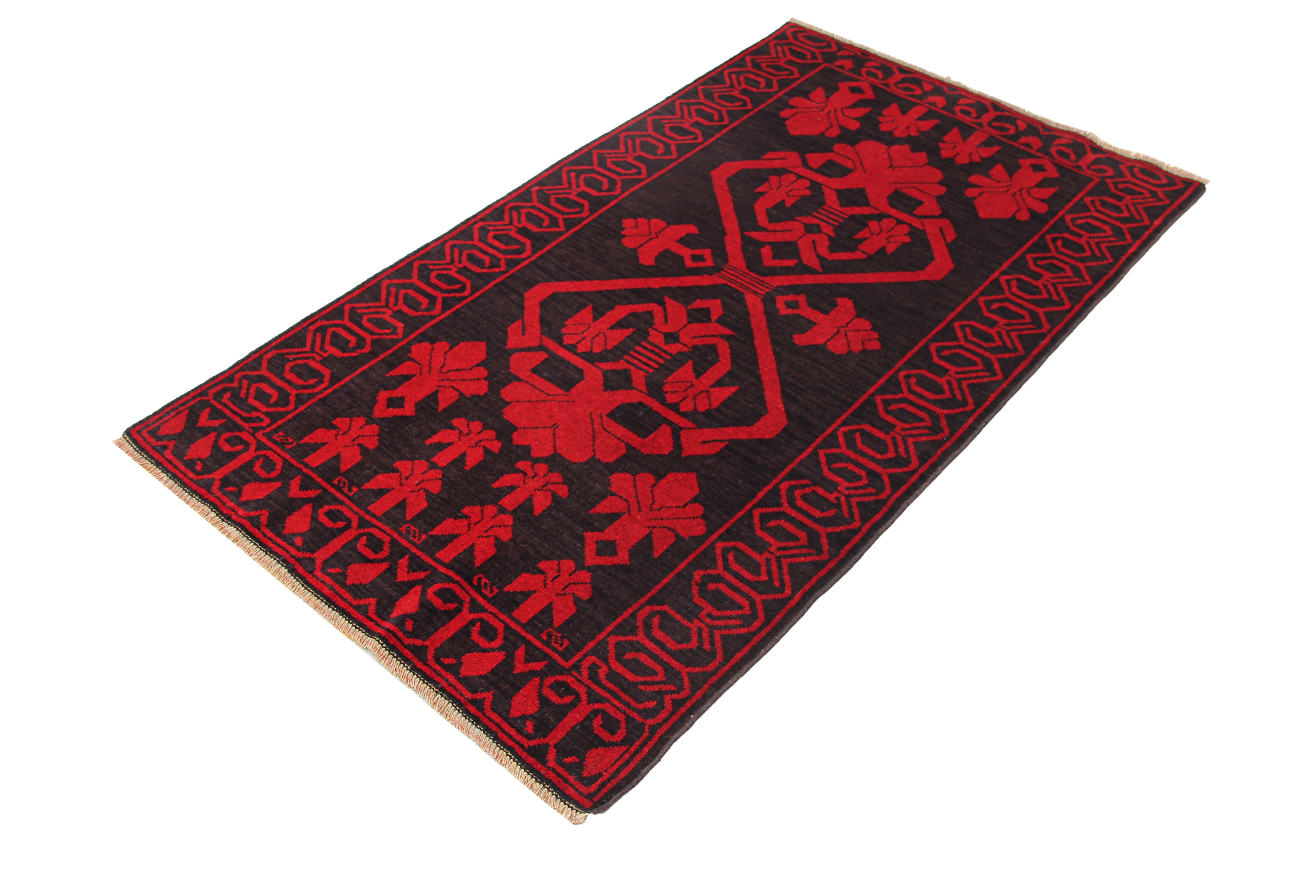 Handmade Adraskan Baluchi Afghan Rug