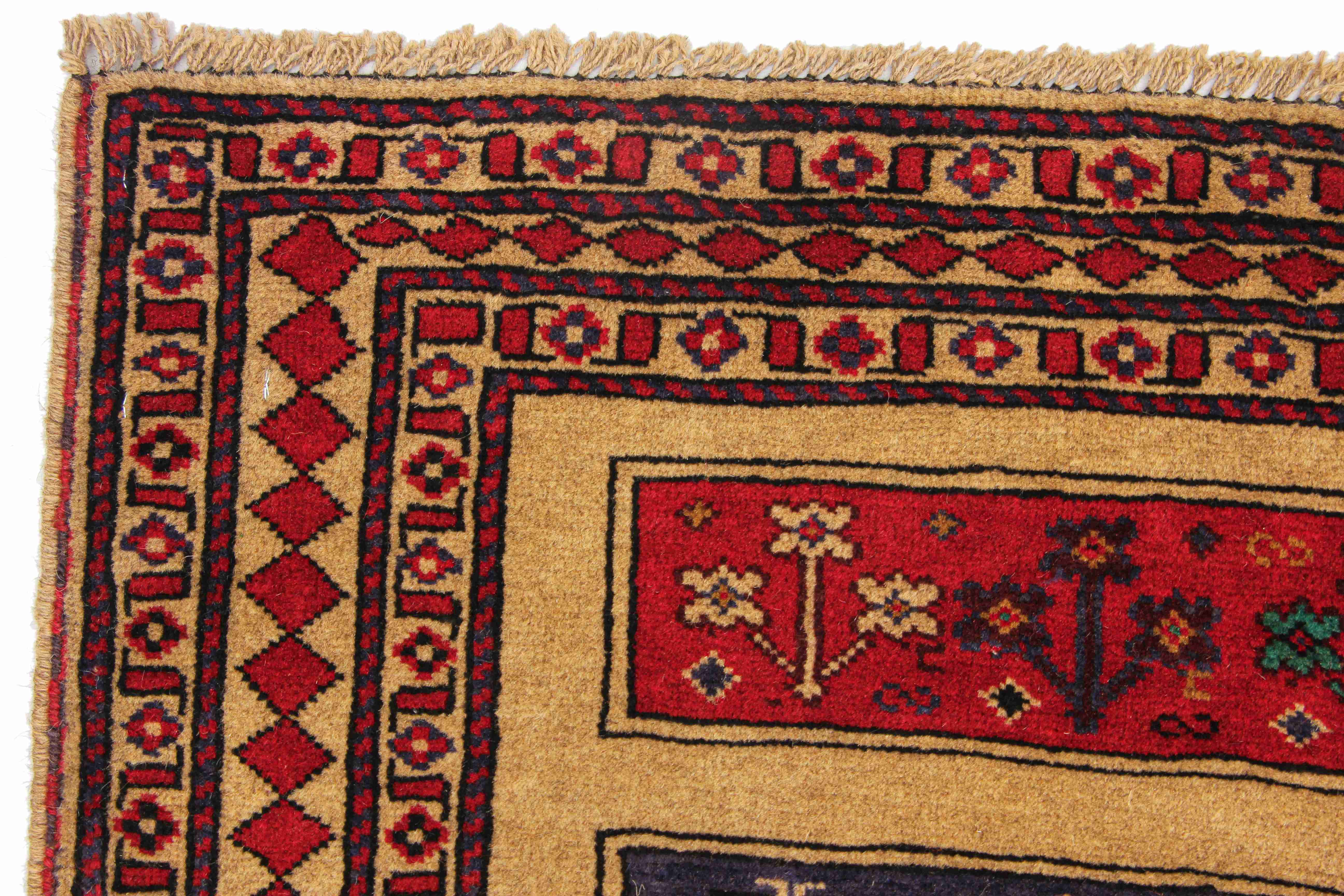 Handmade Adraskan Baluchi Afghan Rug