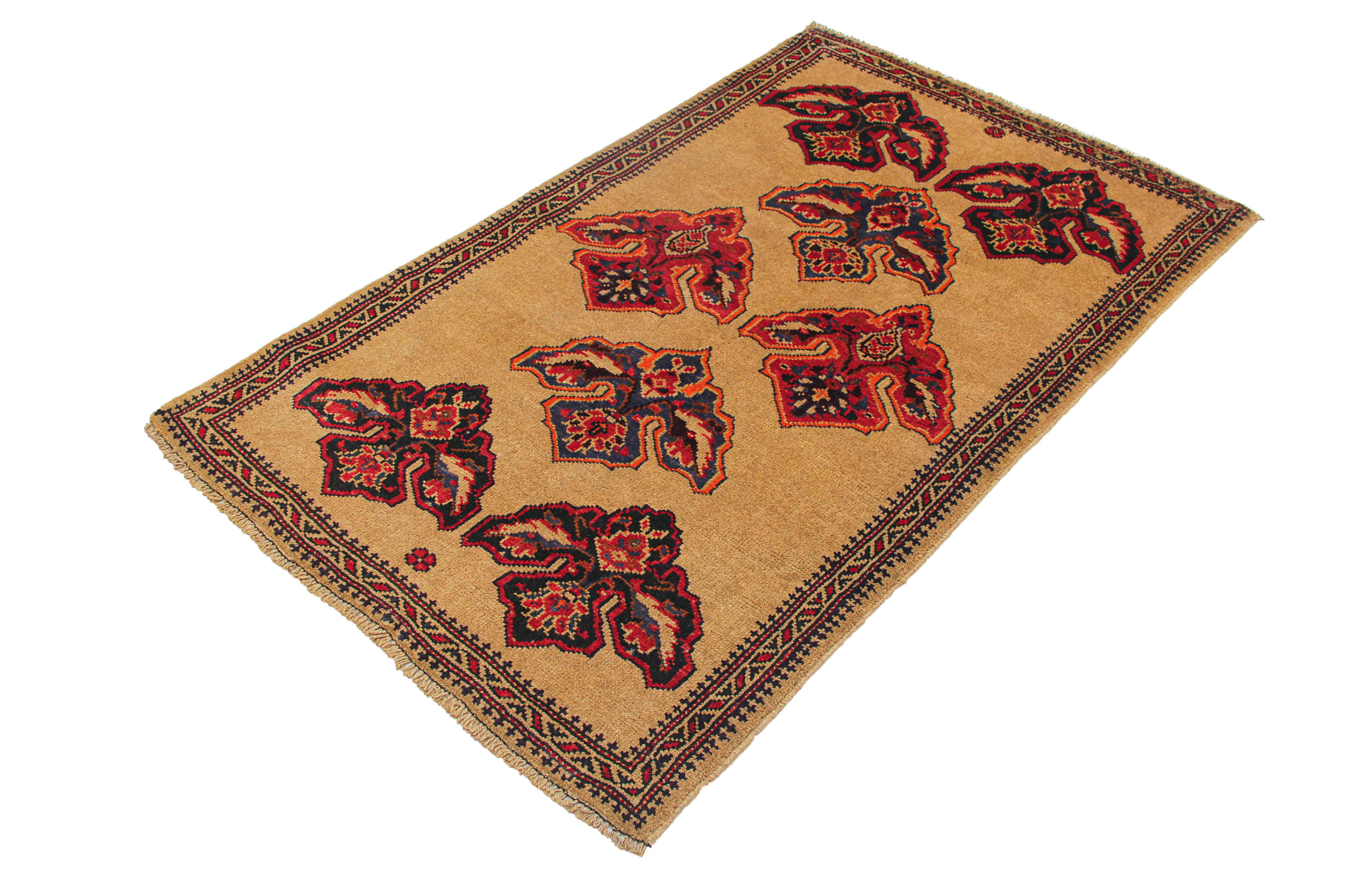 Handmade Adraskan Baluchi Afghan Rug