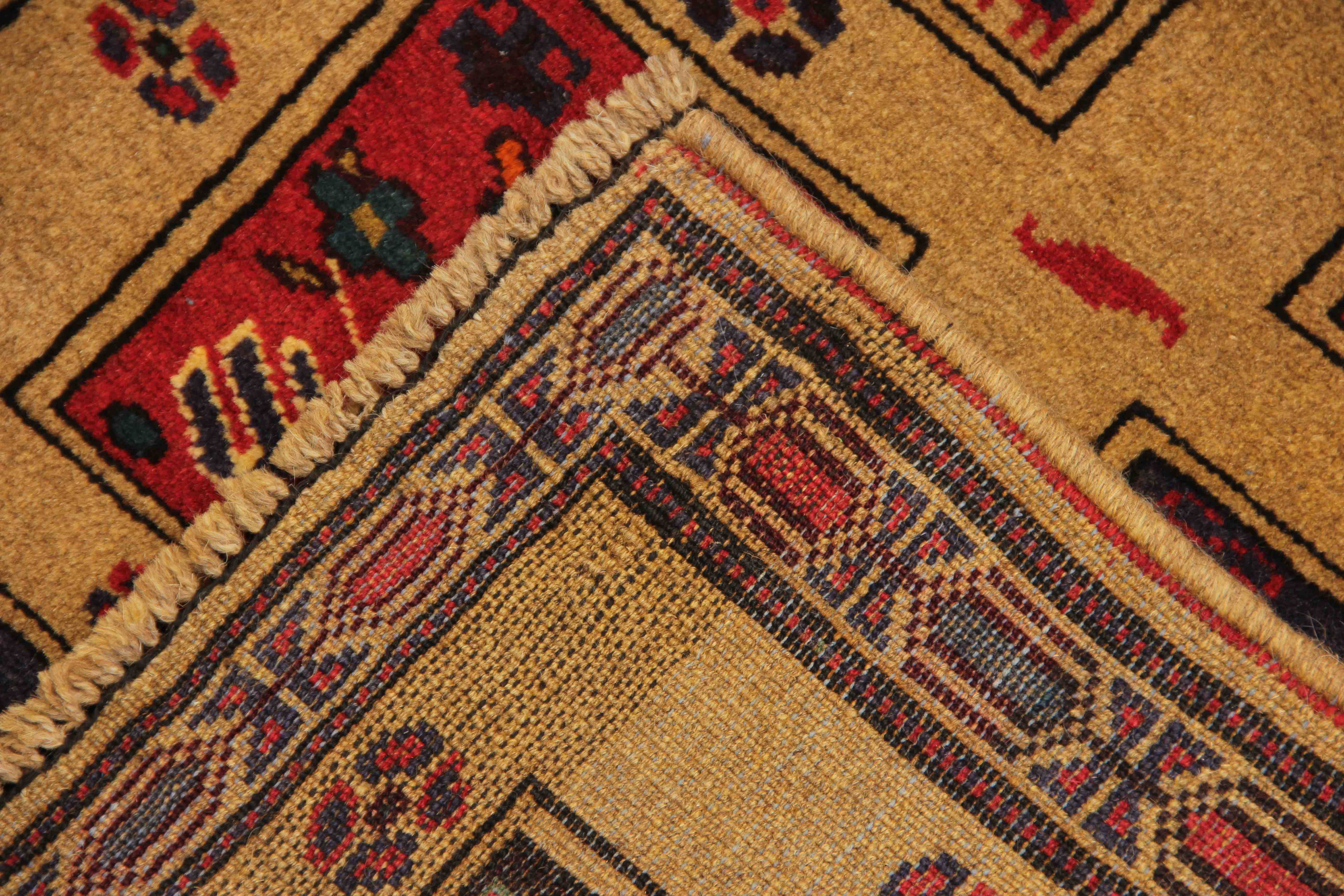Handmade Adraskan Baluchi Afghan Rug
