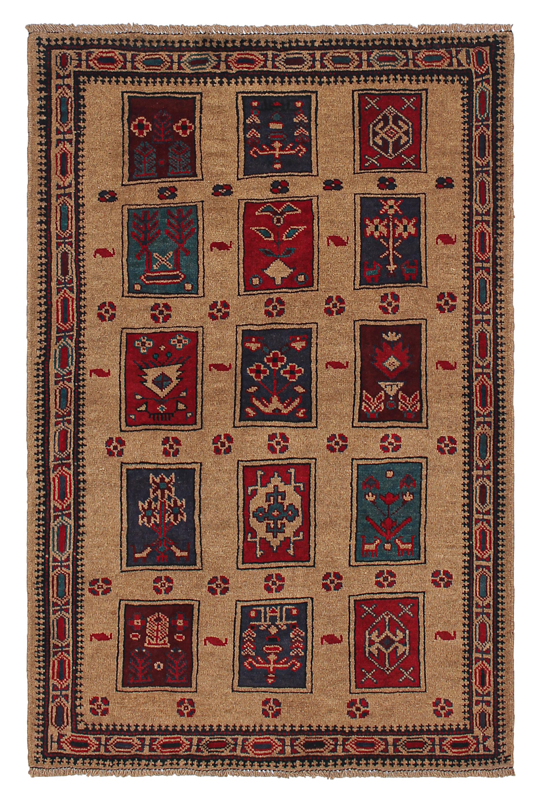 Handmade Adraskan Baluchi Afghan Rug