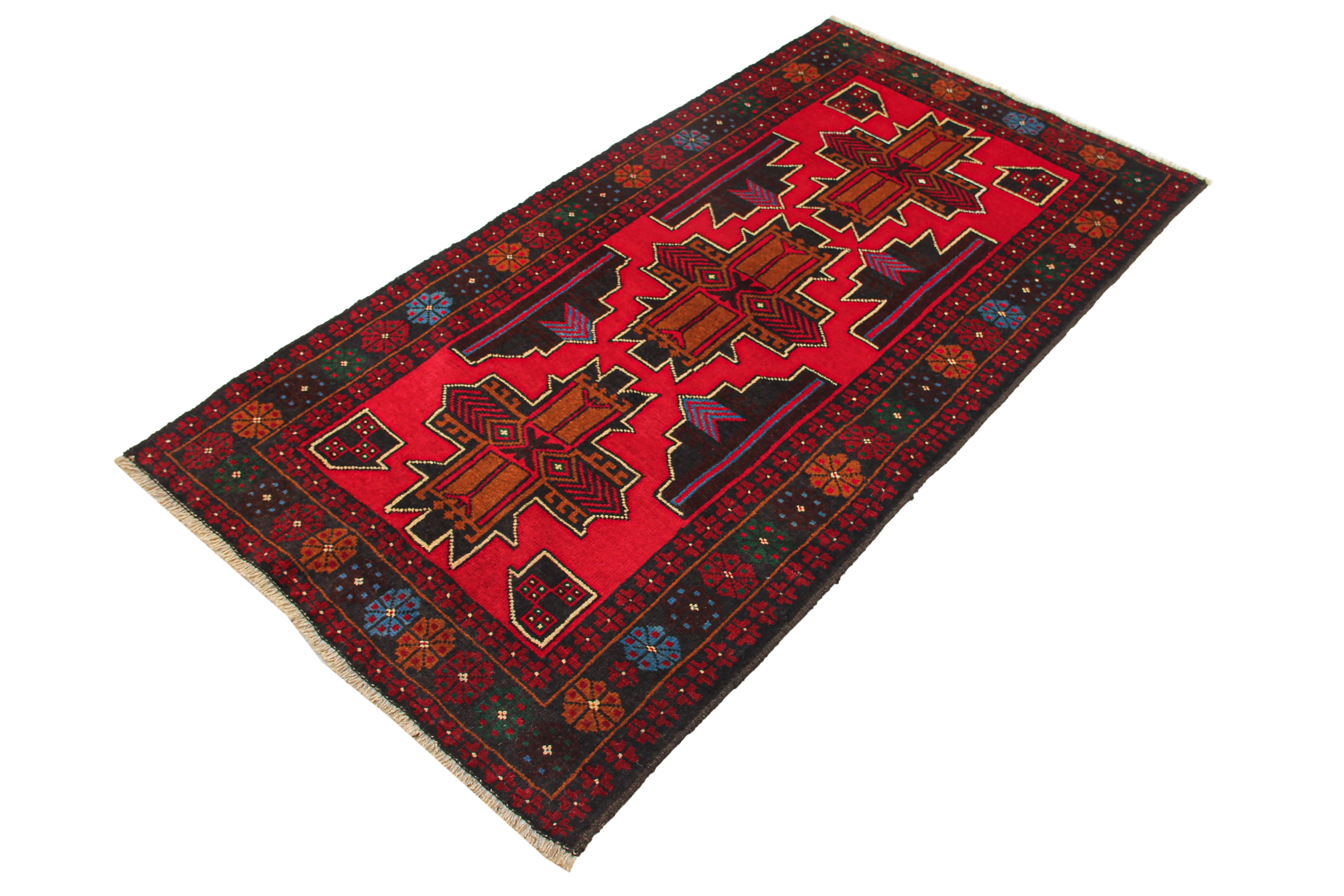 Handmade Adraskan Baluchi Afghan Rug