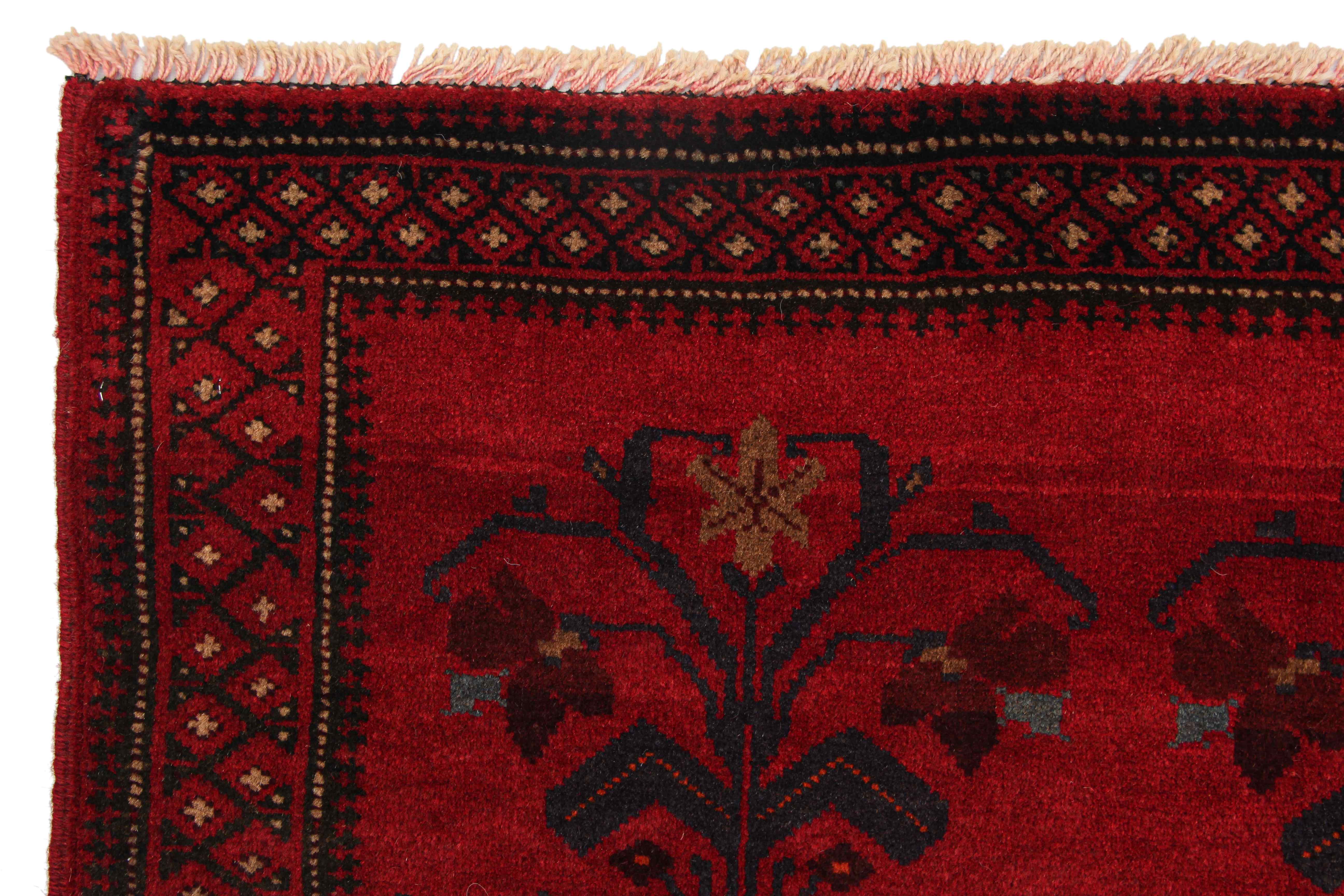 Handmade Adraskan Baluchi Afghan Rug