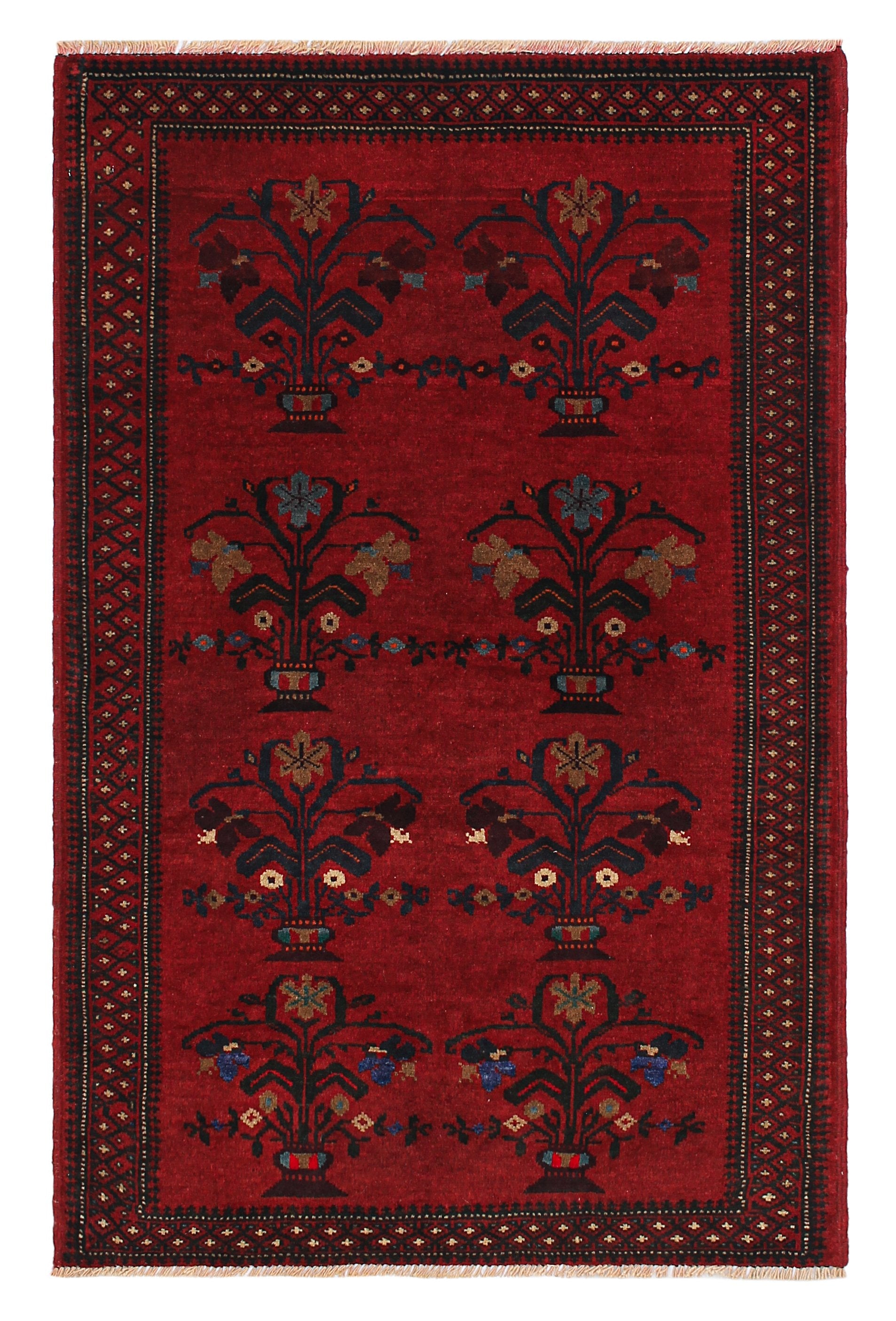 Handmade Adraskan Baluchi Afghan Rug