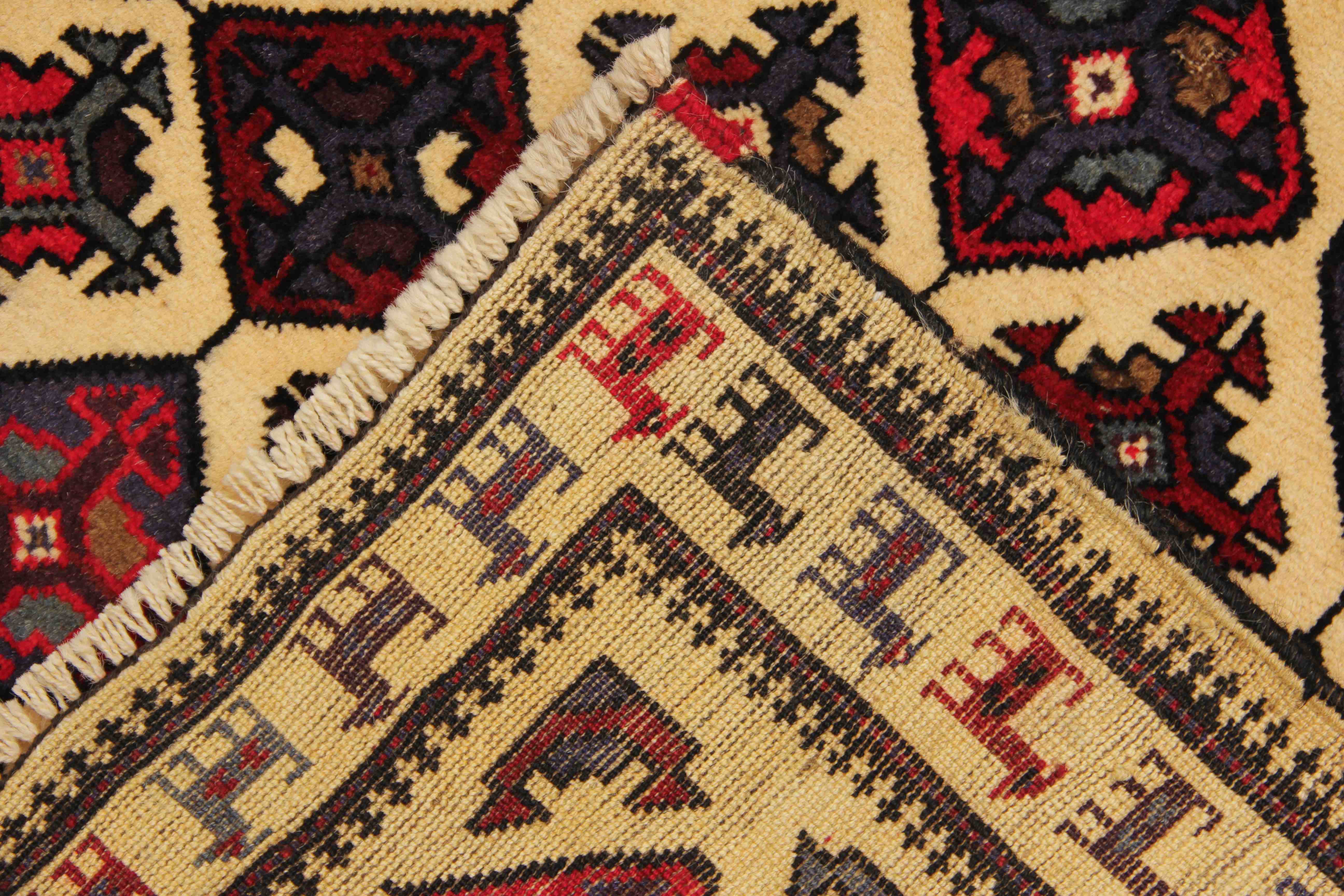 Handmade Adraskan Baluchi Afghan Rug