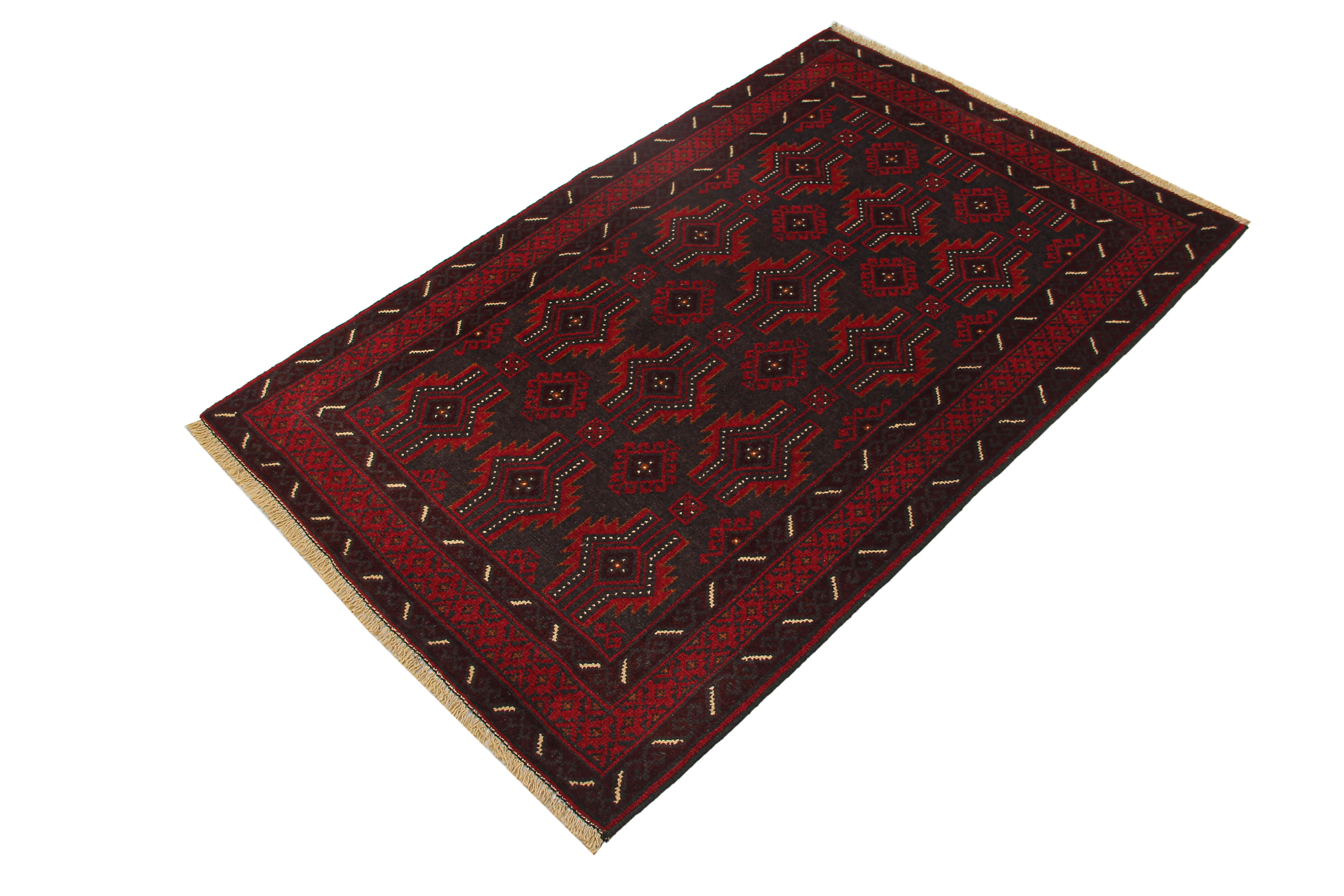 Handmade Adraskan Baluchi Afghan Rug