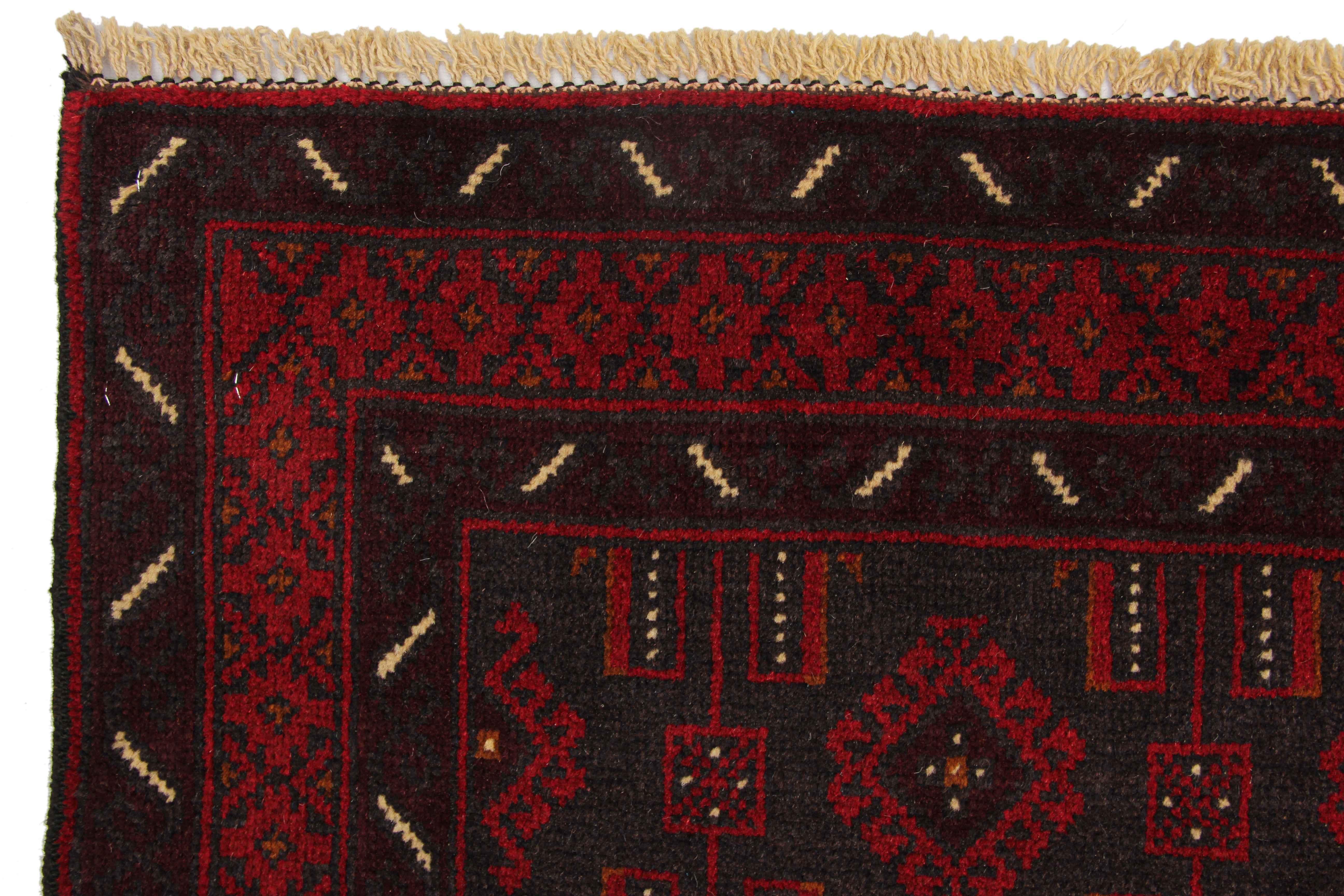 Handmade Adraskan Baluchi Afghan Rug