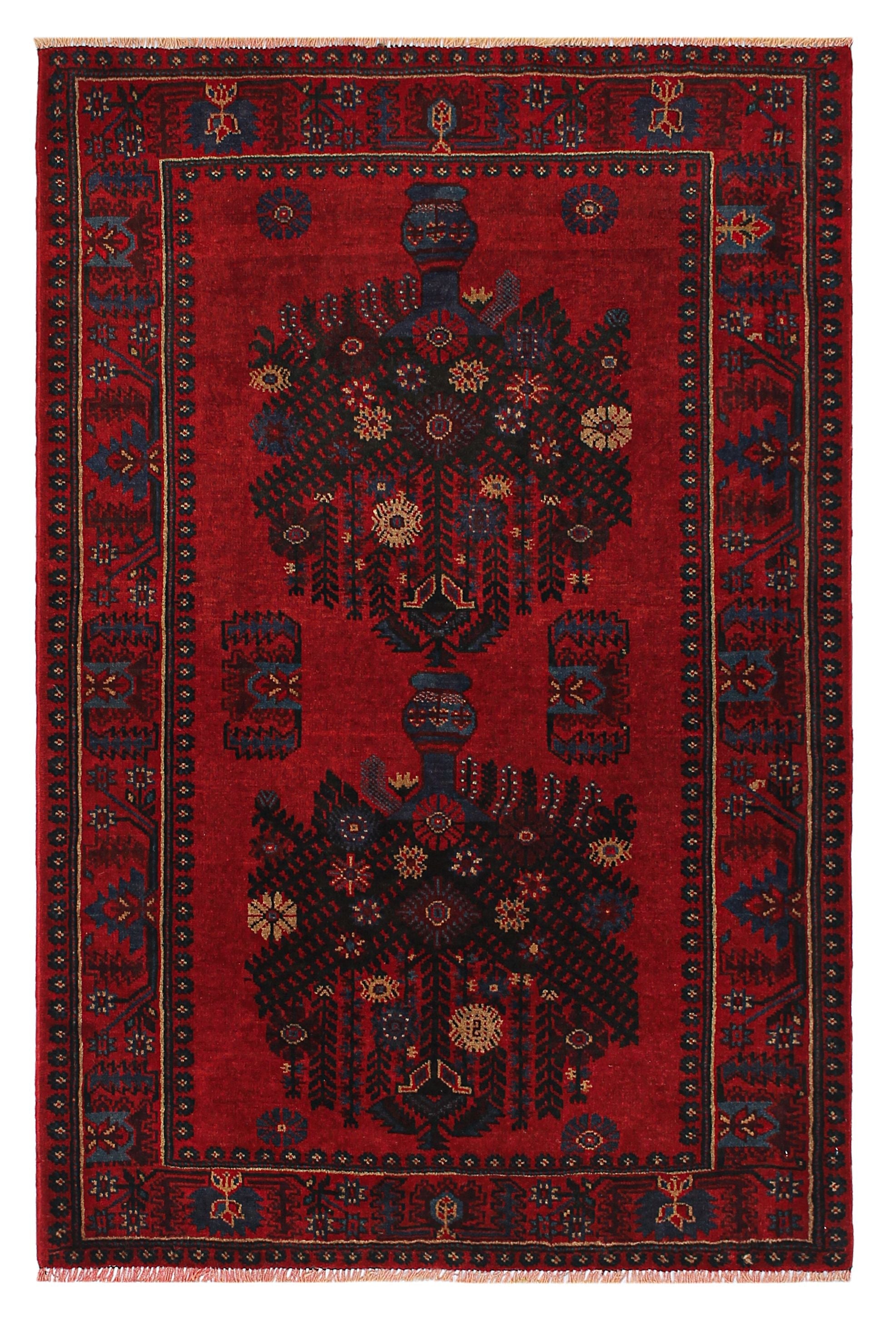 Handmade Adraskan Baluchi Afghan Rug
