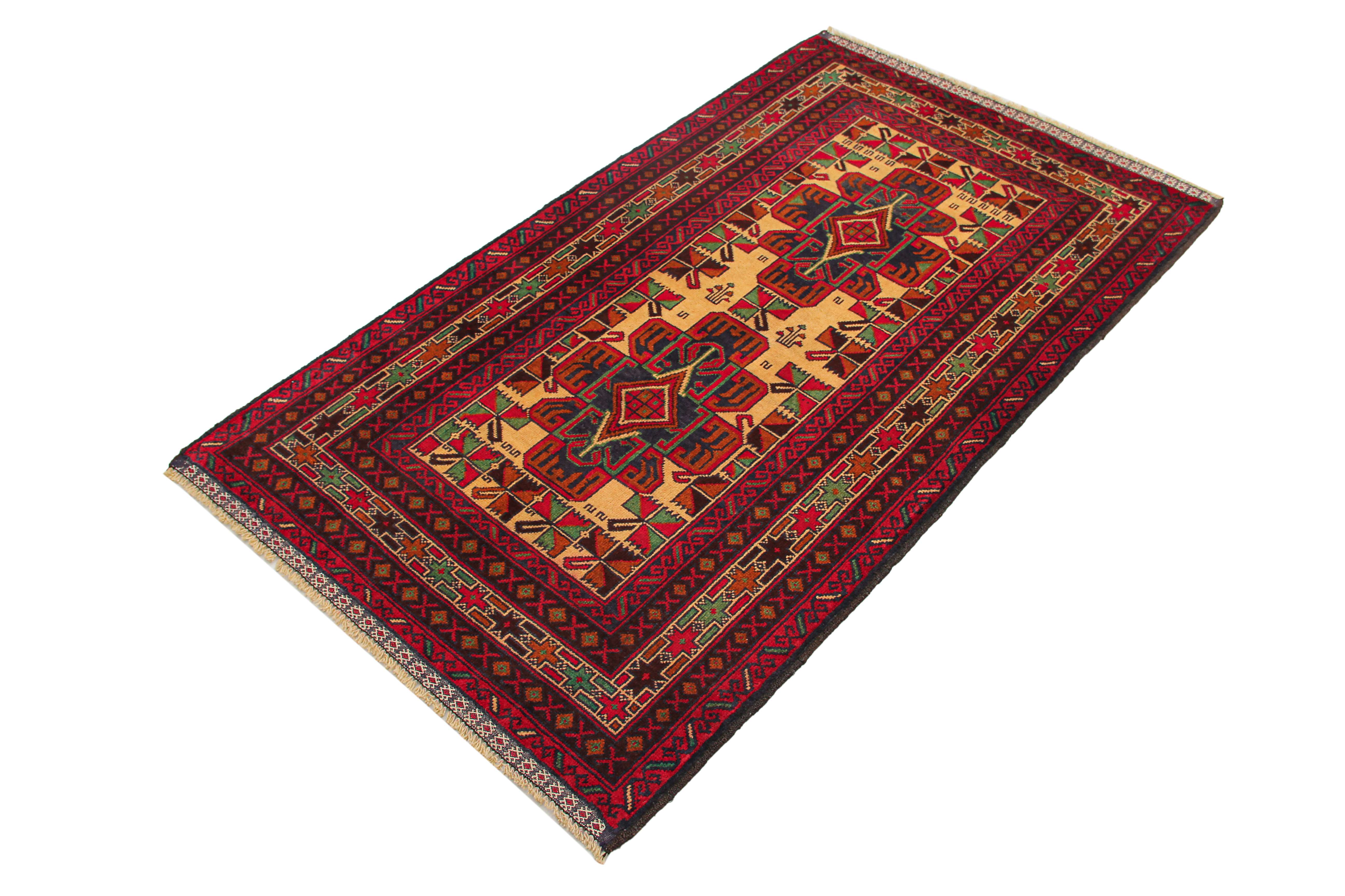Handmade Adraskan Baluchi Afghan Rug