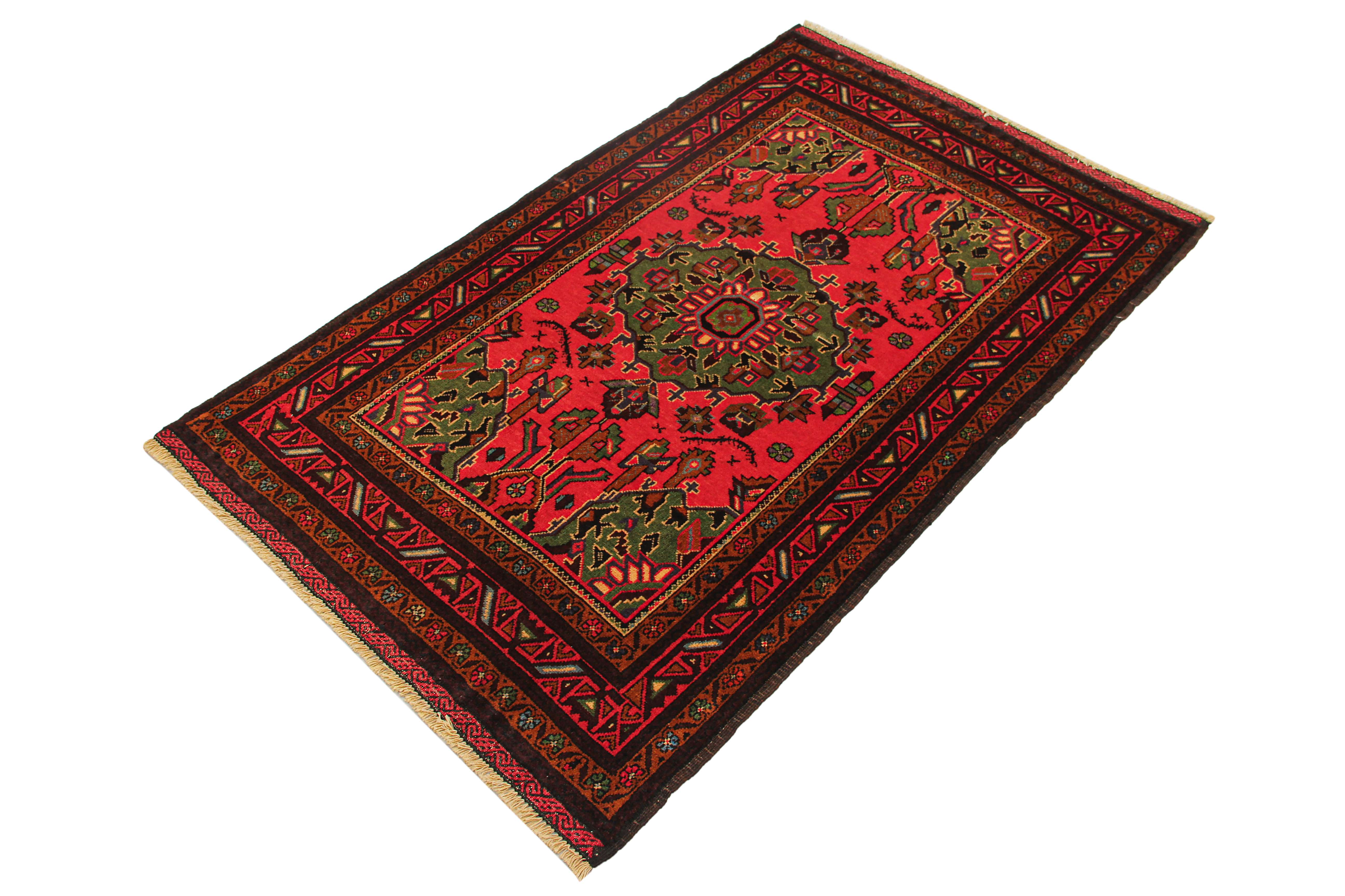 Handmade Adraskan Baluchi Afghan Rug