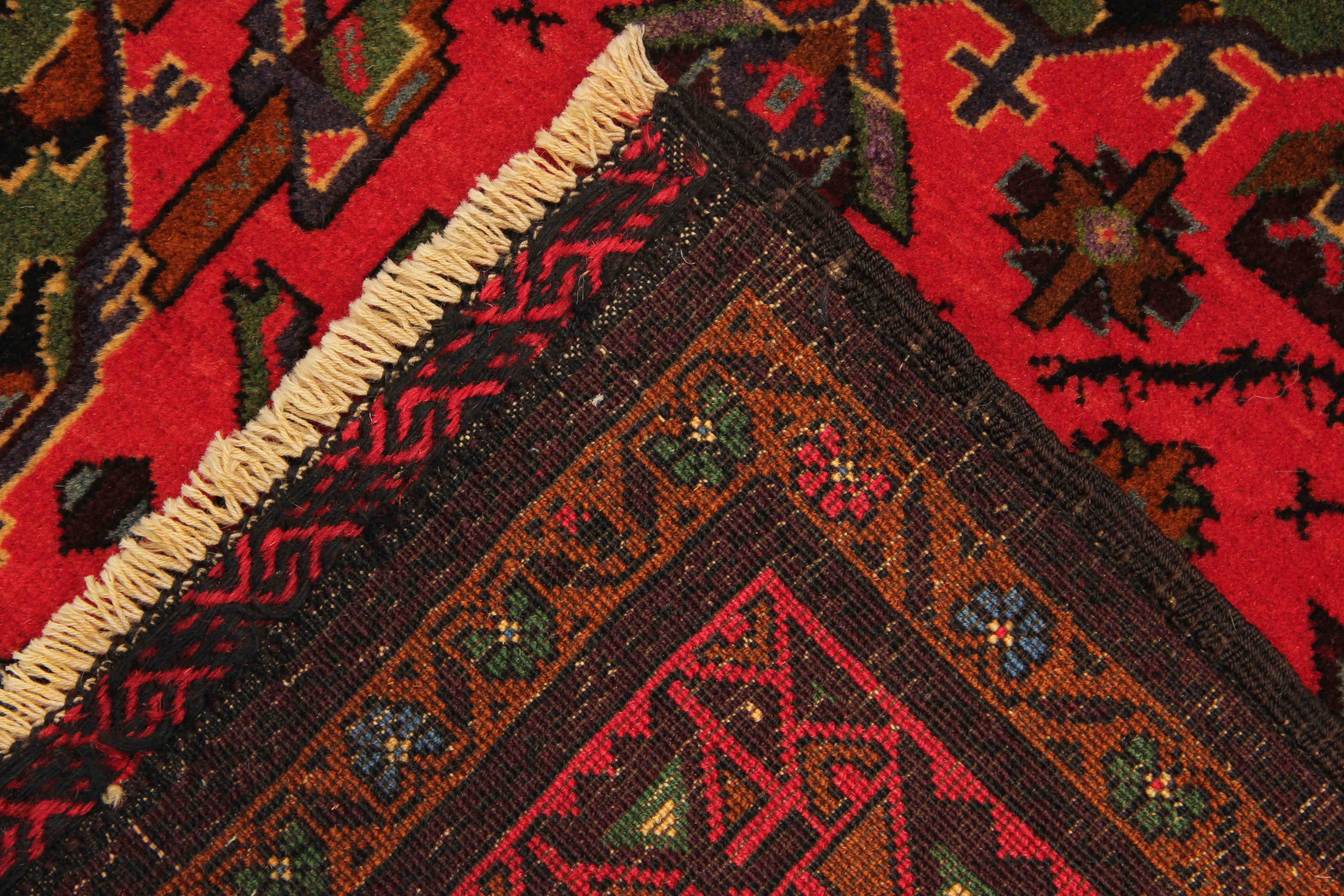 Handmade Adraskan Baluchi Afghan Rug