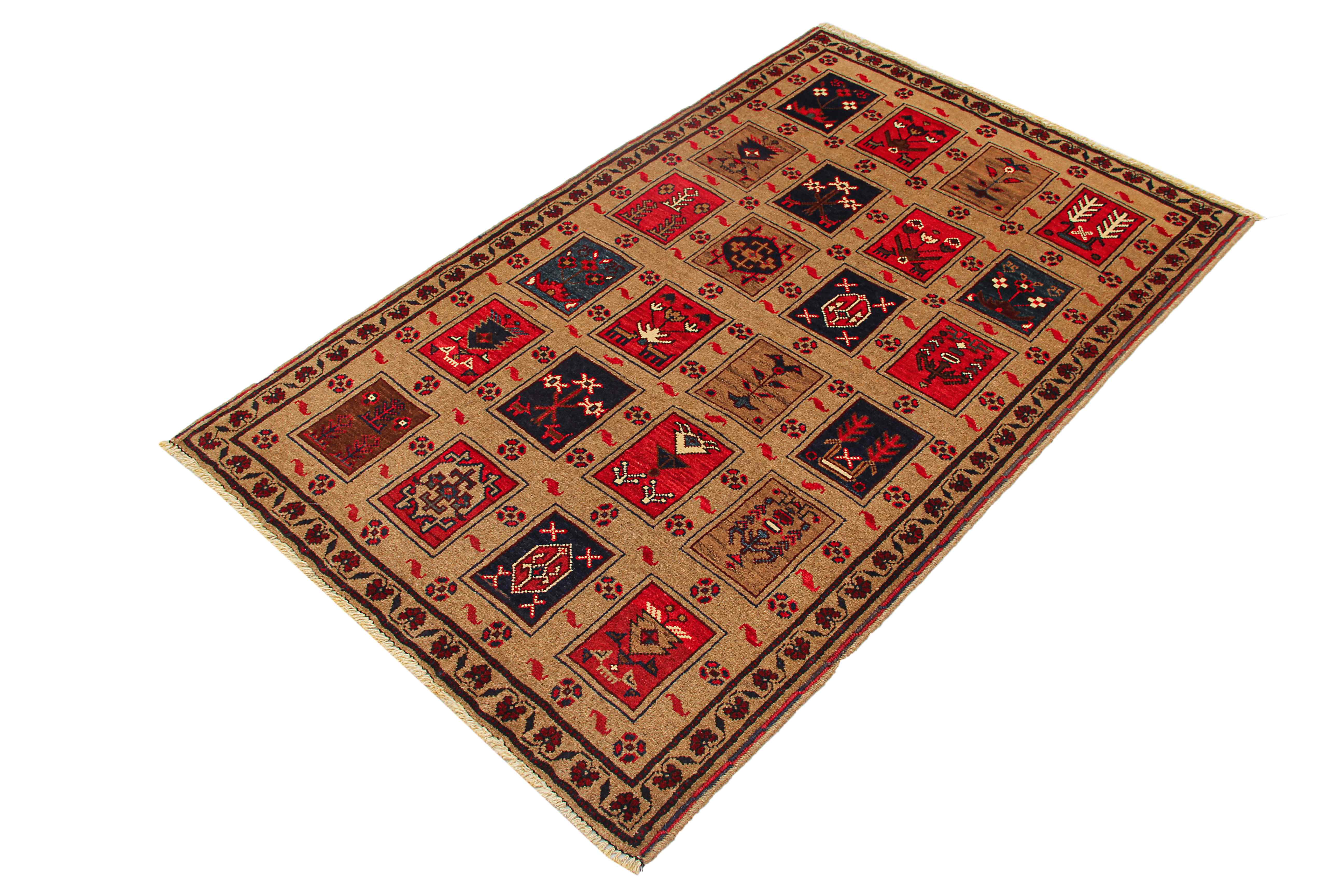 Handmade Adraskan Baluchi Afghan Rug