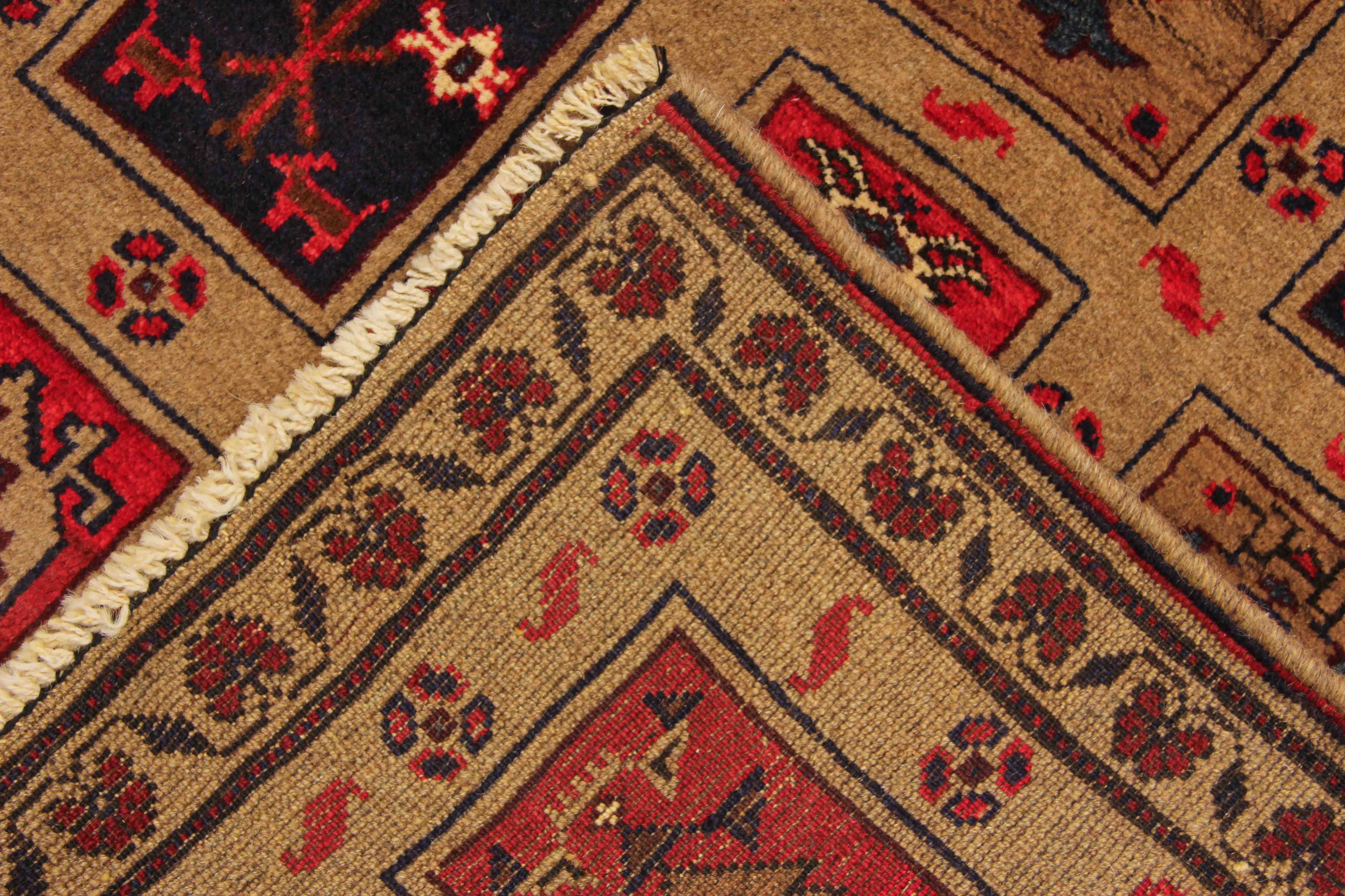 Handmade Adraskan Baluchi Afghan Rug