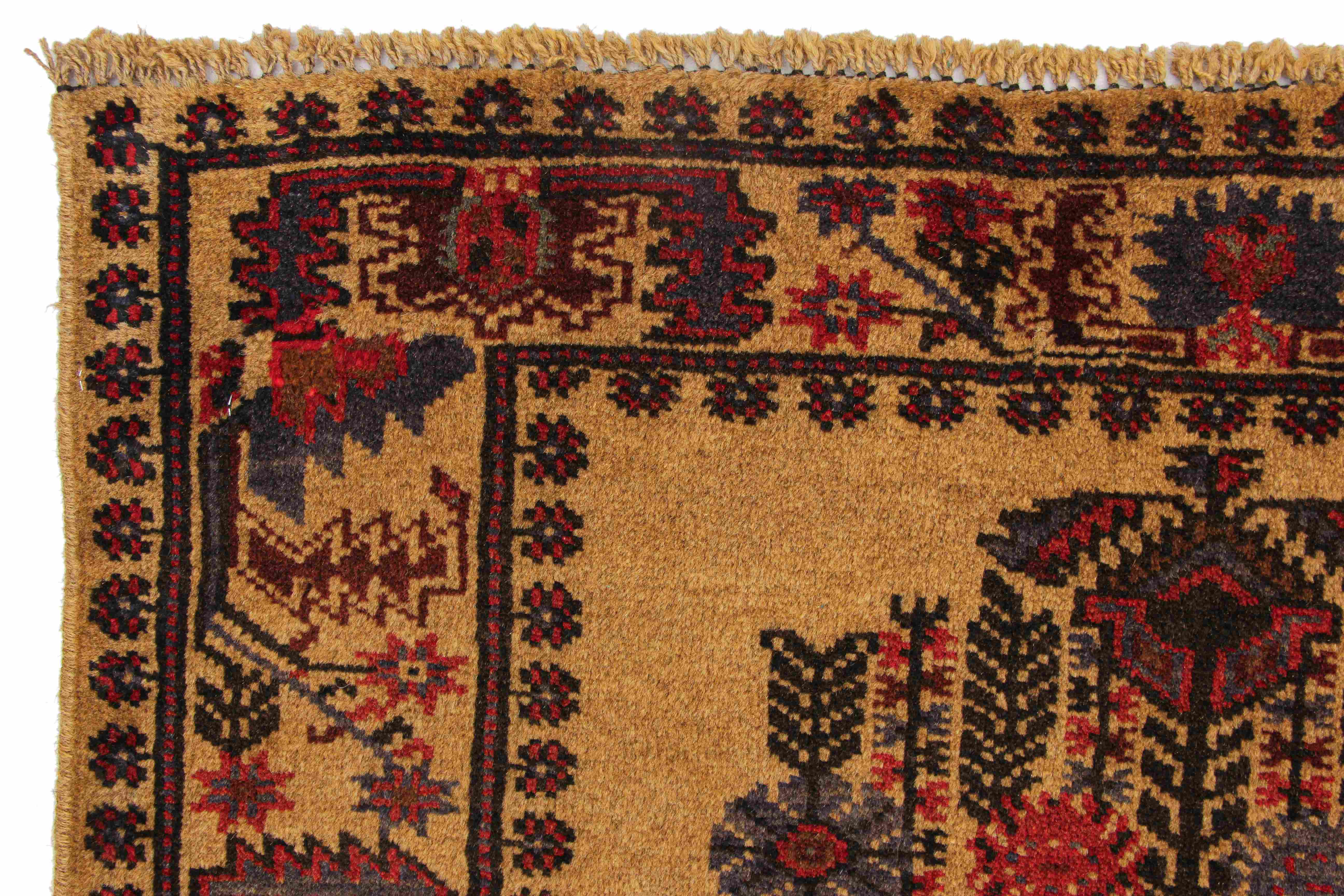 Handmade Adraskan Baluchi Afghan Rug